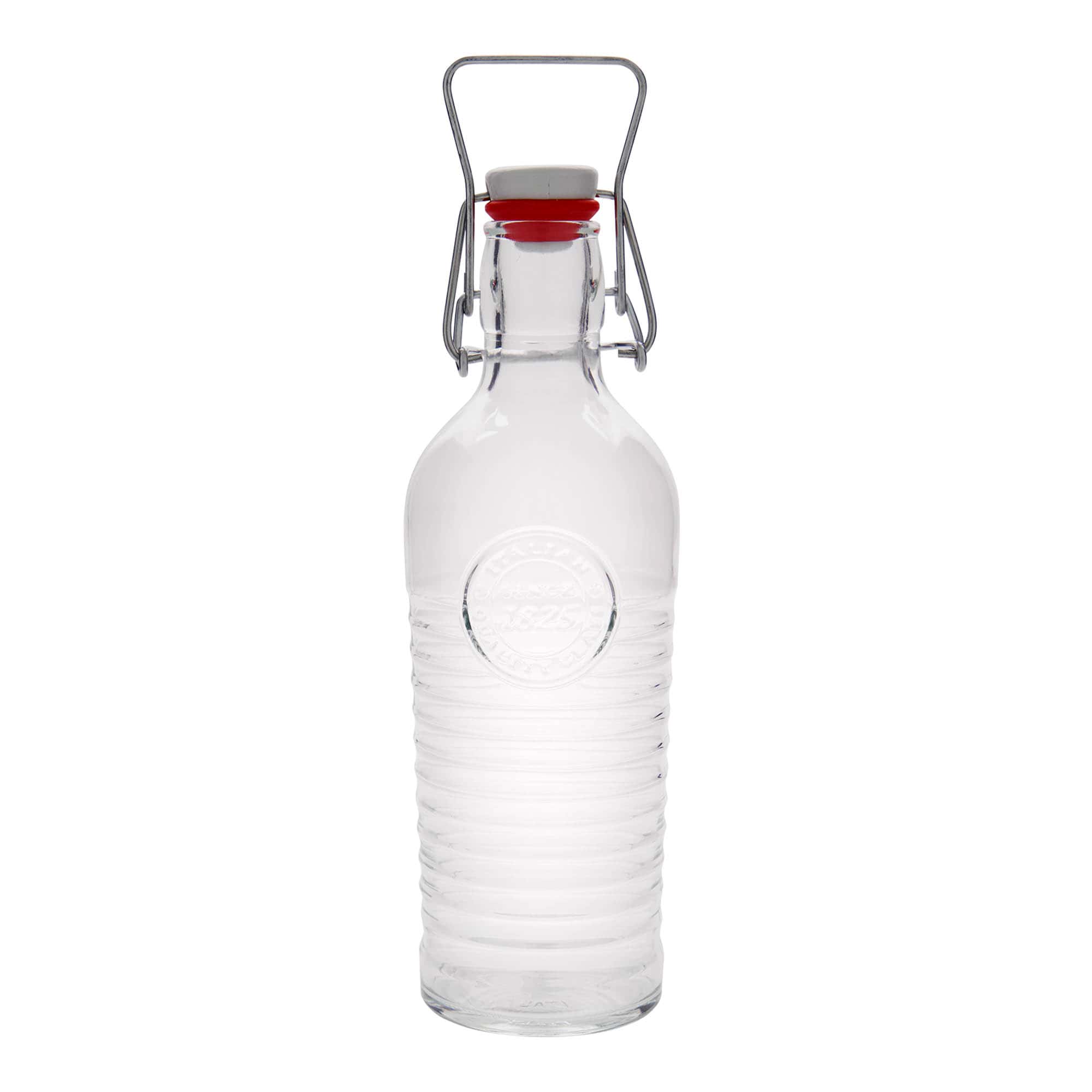 Bouteille en verre de 750 ml 'Officina 1825', ouverture : bouchon à bascule