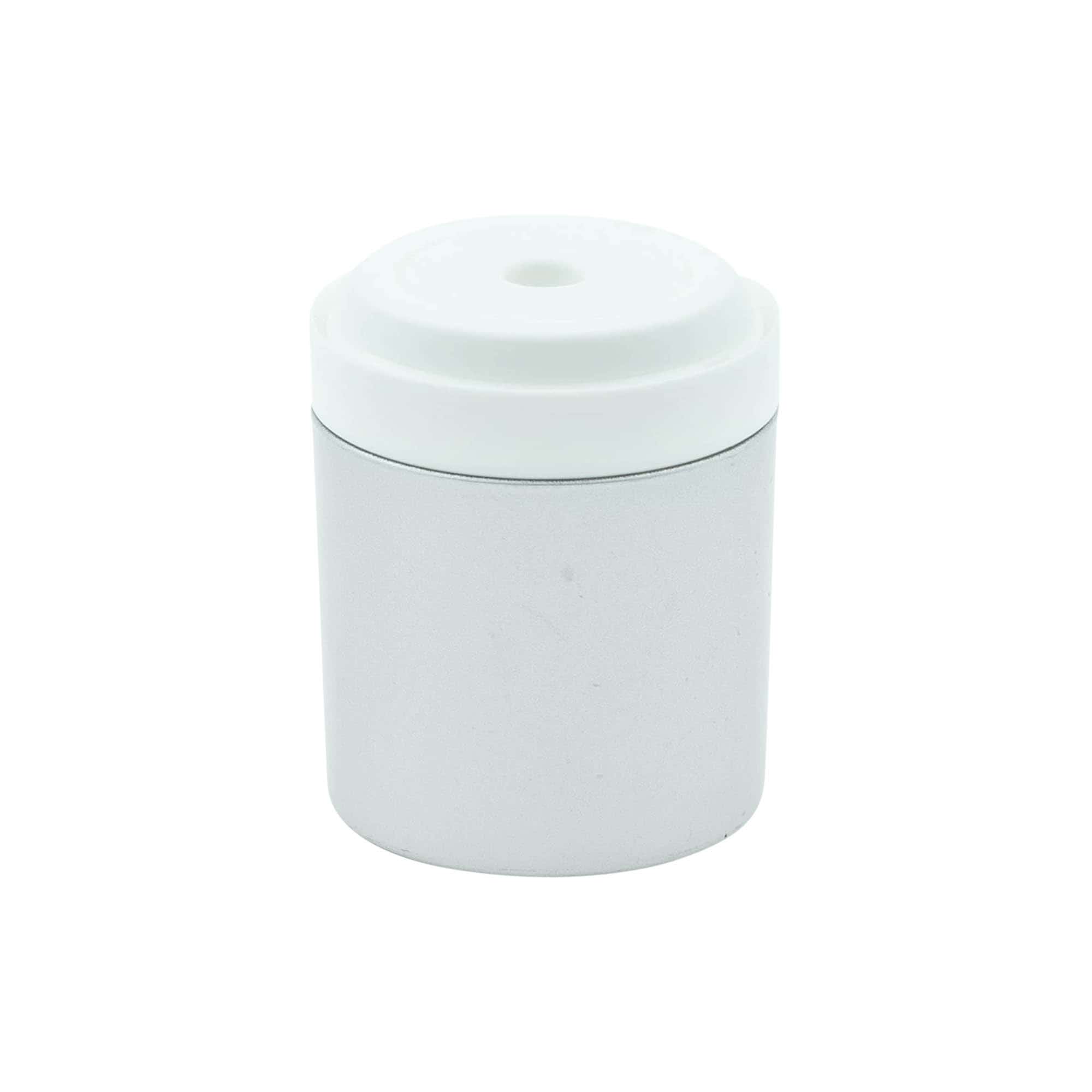 Pompe distributeur sans air 'Mezzo', plastique PP, argenté