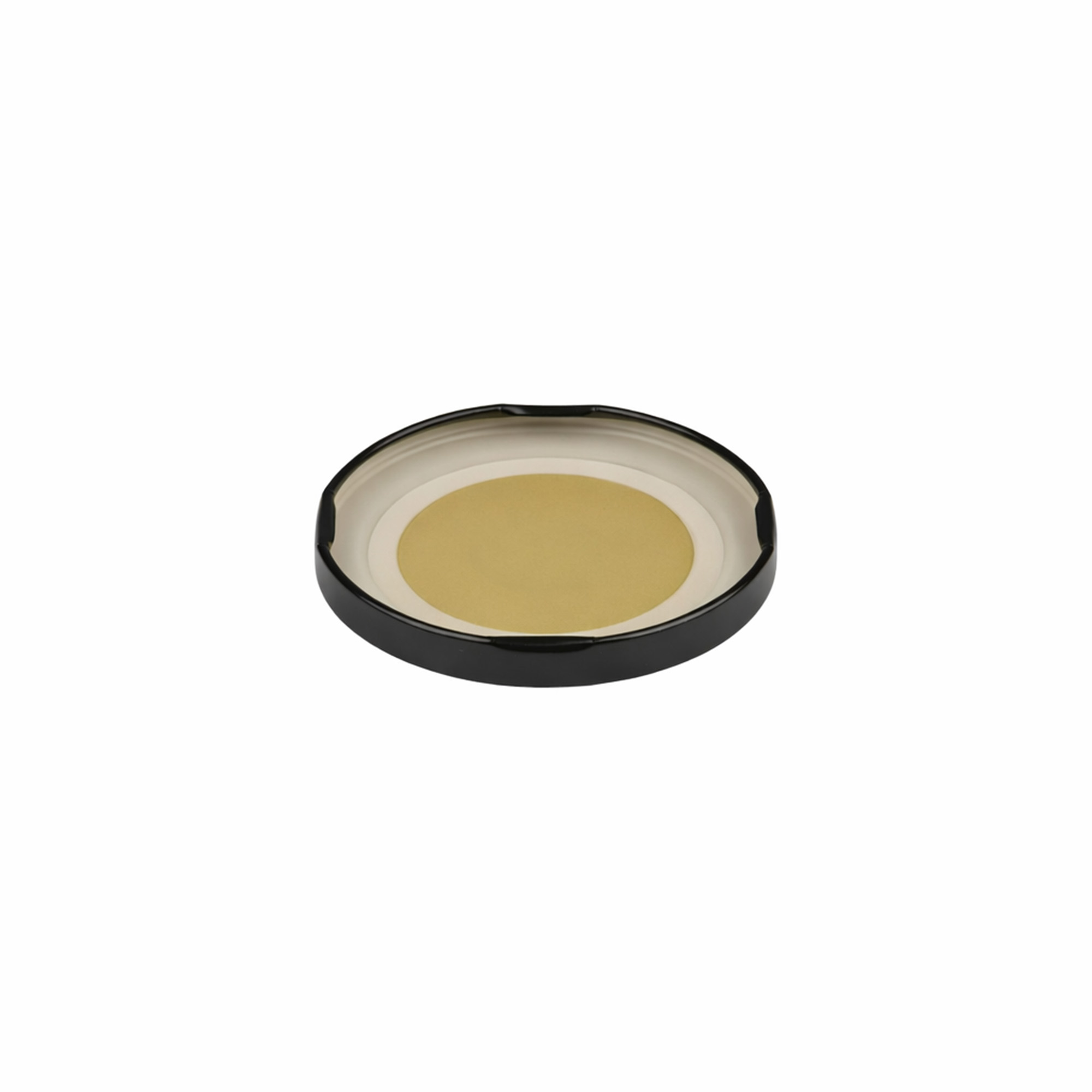 Couvercle Twist-Off, fer blanc, stérilisable, noir, pour bouchage: TO 66