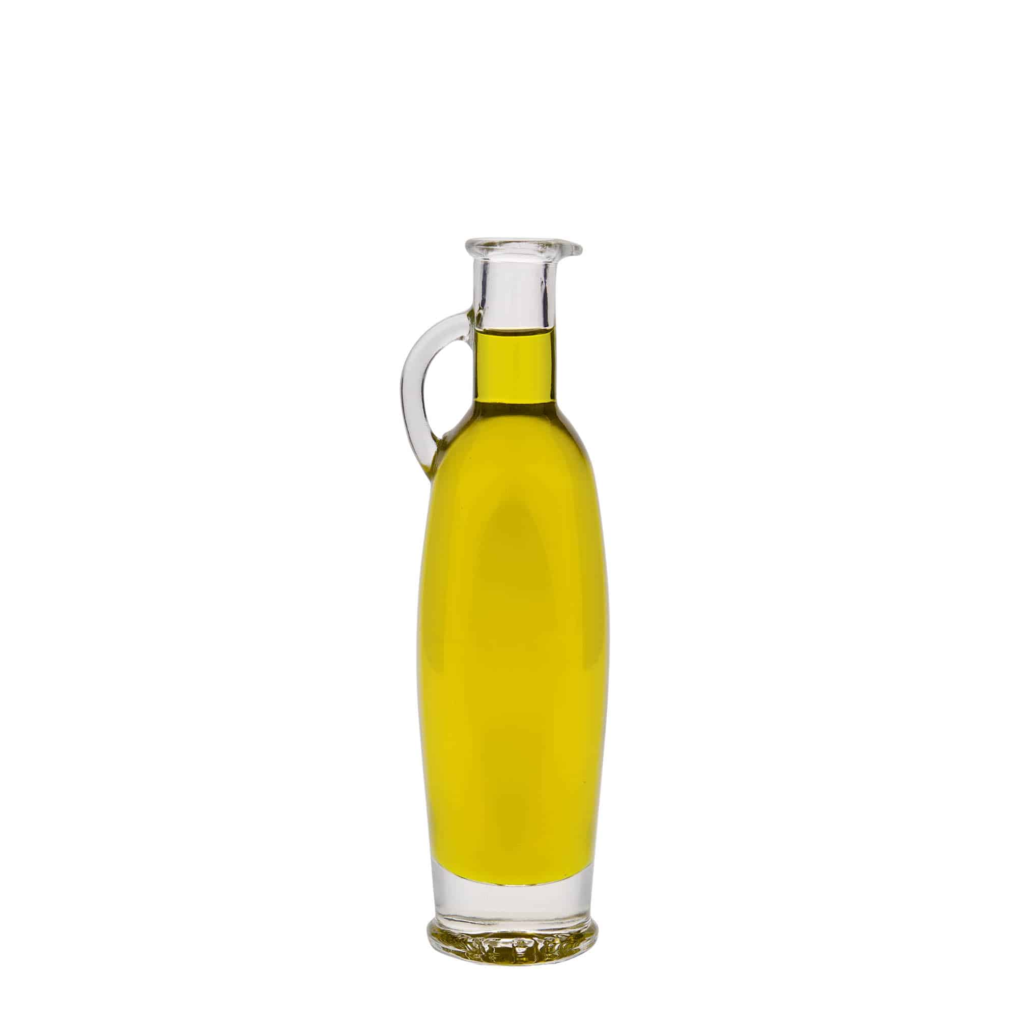 Flacon en verre de 100 ml « Eleganta », ovale, ouverture : bouchon en liège