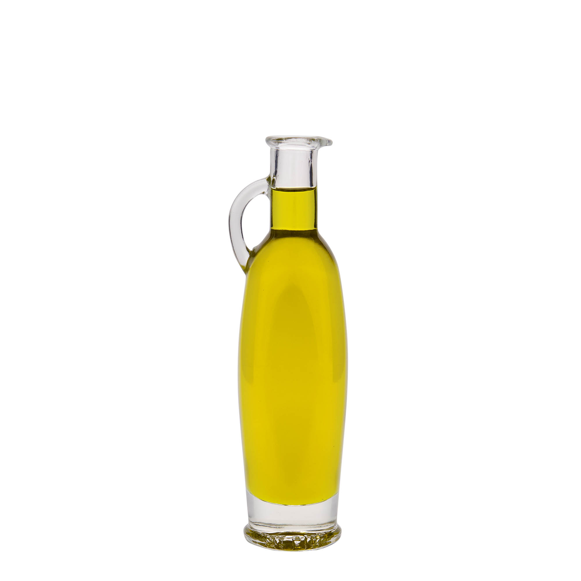 Flacon en verre de 100 ml « Eleganta », ovale, ouverture : bouchon en liège