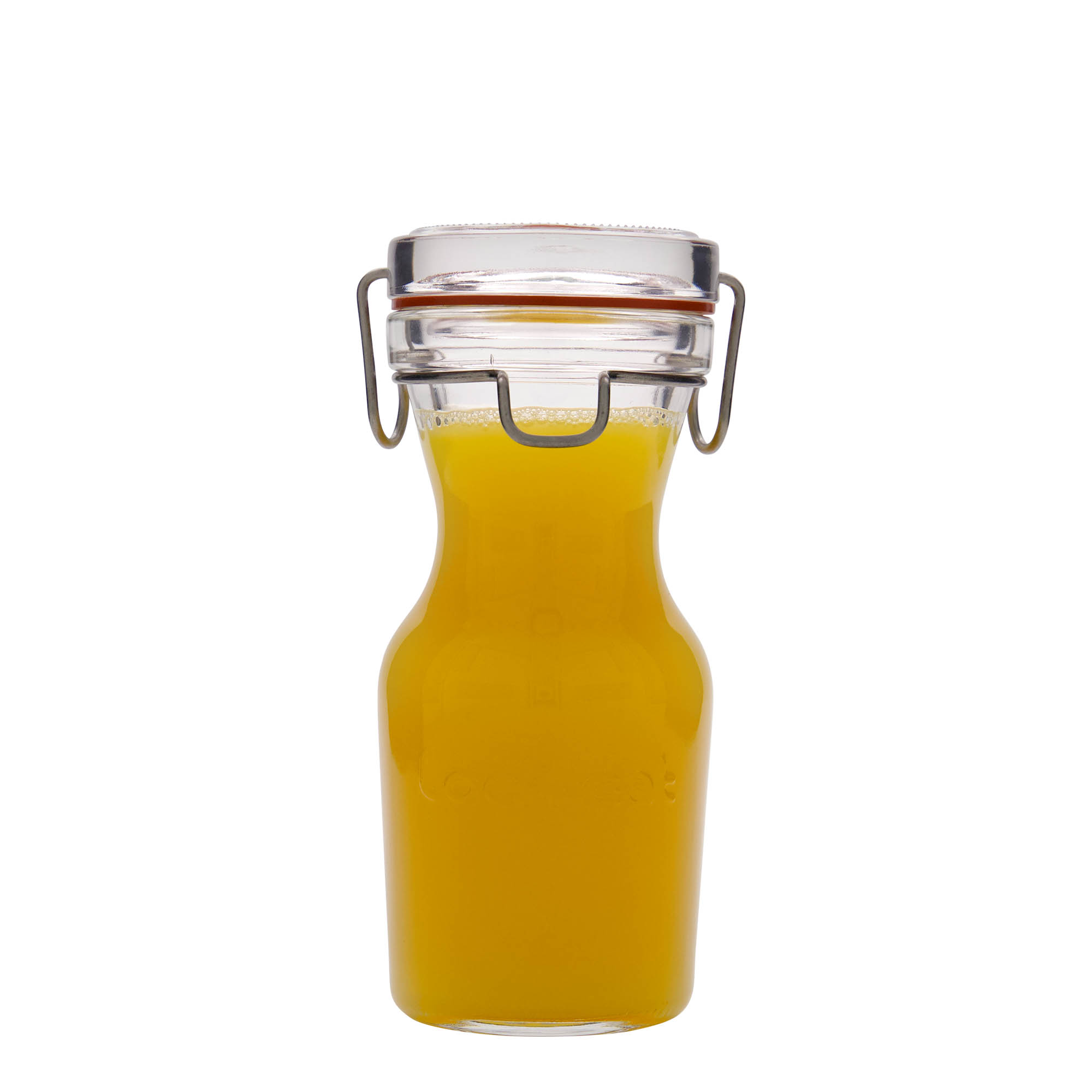 Carafe en verre 250 ml 'Lock-Eat', col : bouchon mécanique