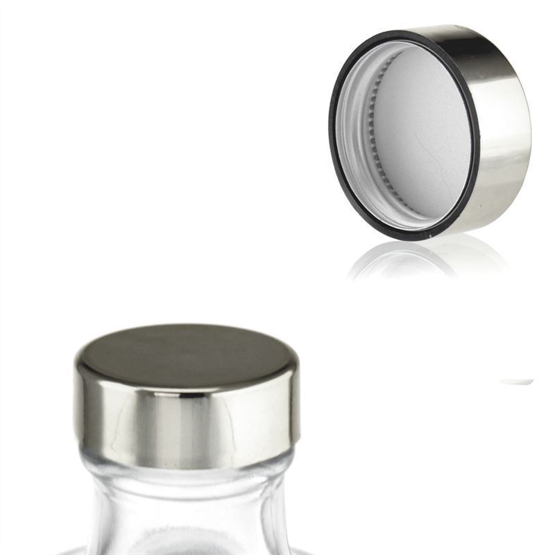 Bouchon à vis, plastique ABS, argenté, pour ouverture : GPI 33/400 Bouchon à vis, plastique ABS, argenté, pour ouverture : GPI 33/400