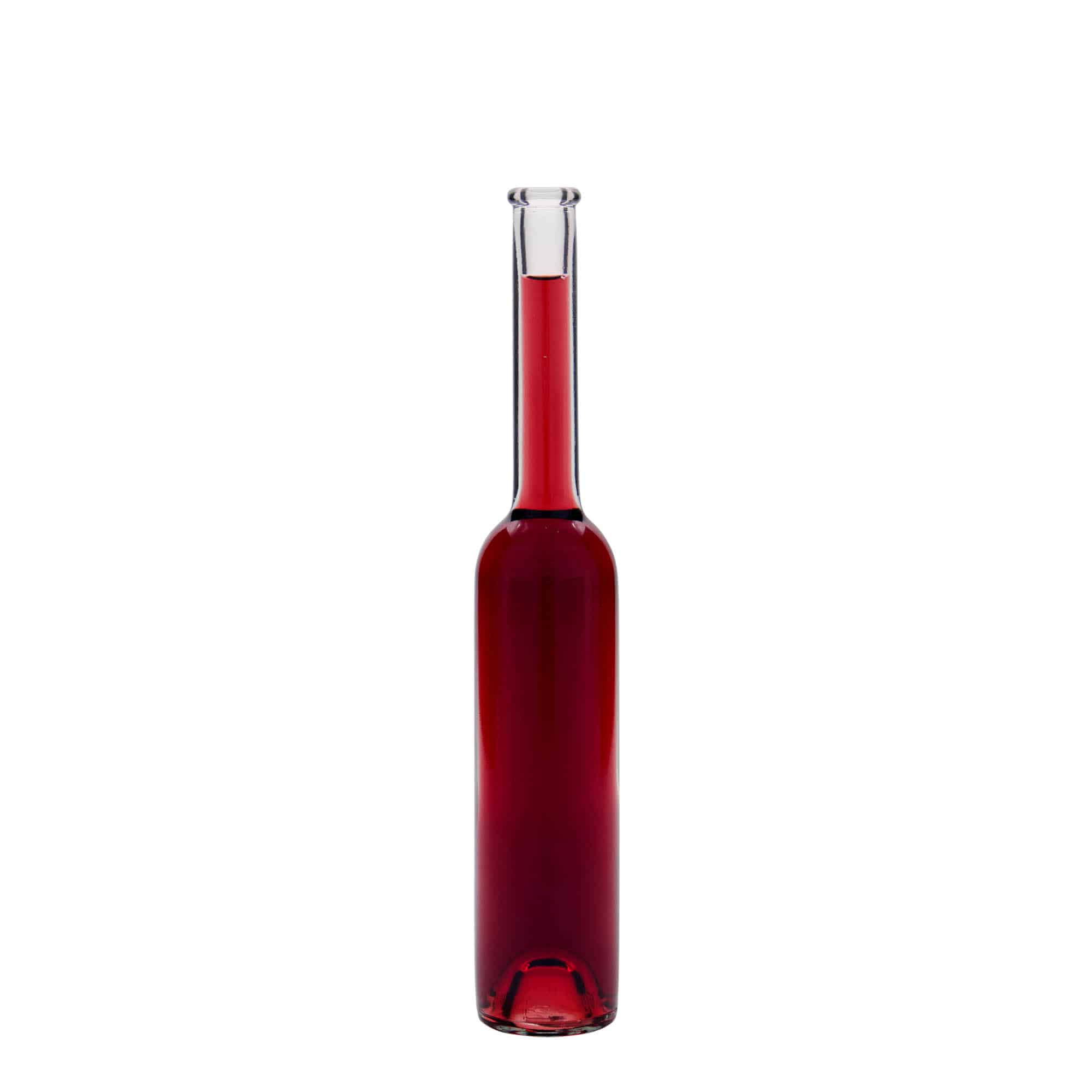 Flacon en verre 100 ml « Platina », ouverture : bouchon en liège