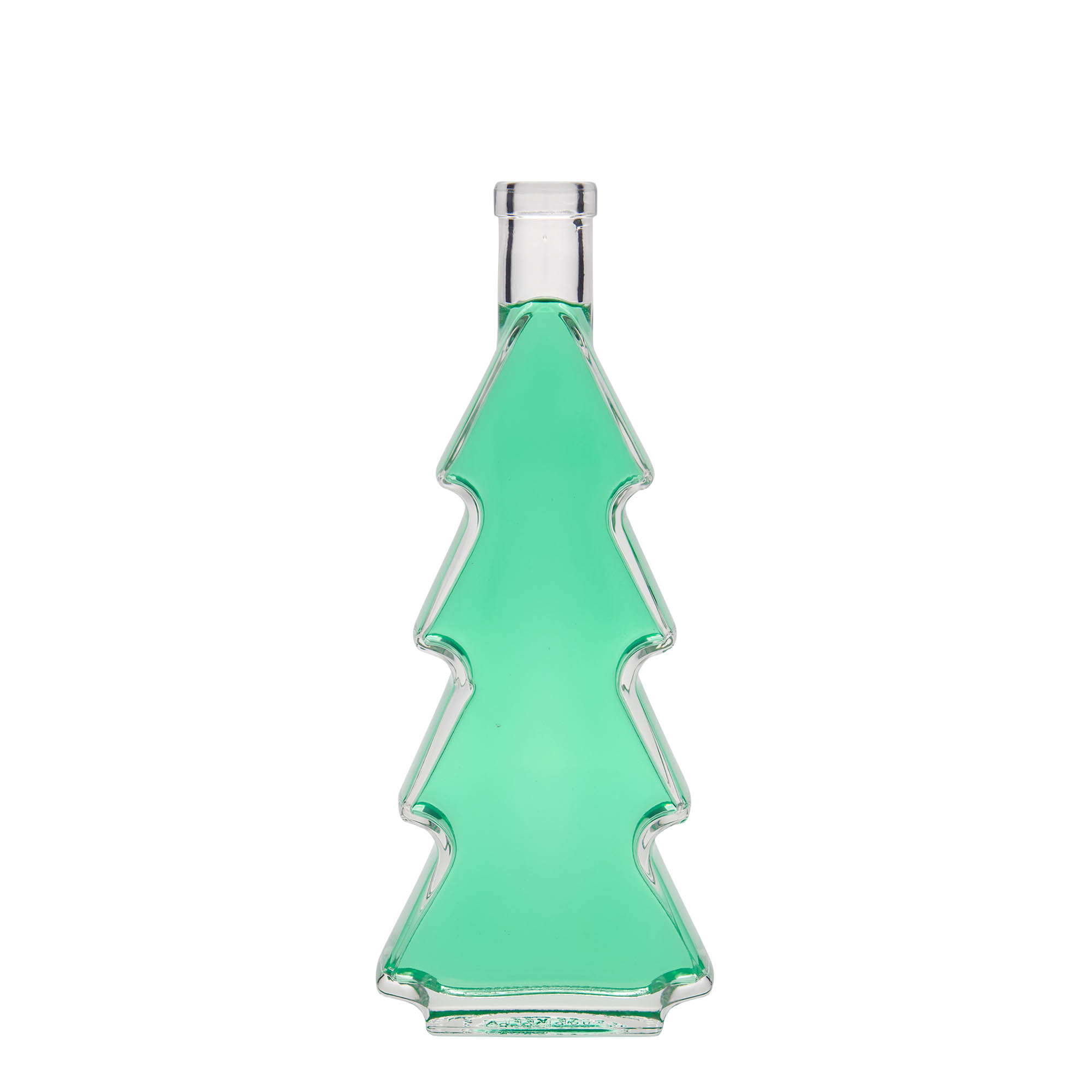 Bouteille en verre 350 ml 'Sapin', ouverture : bouchon en liège