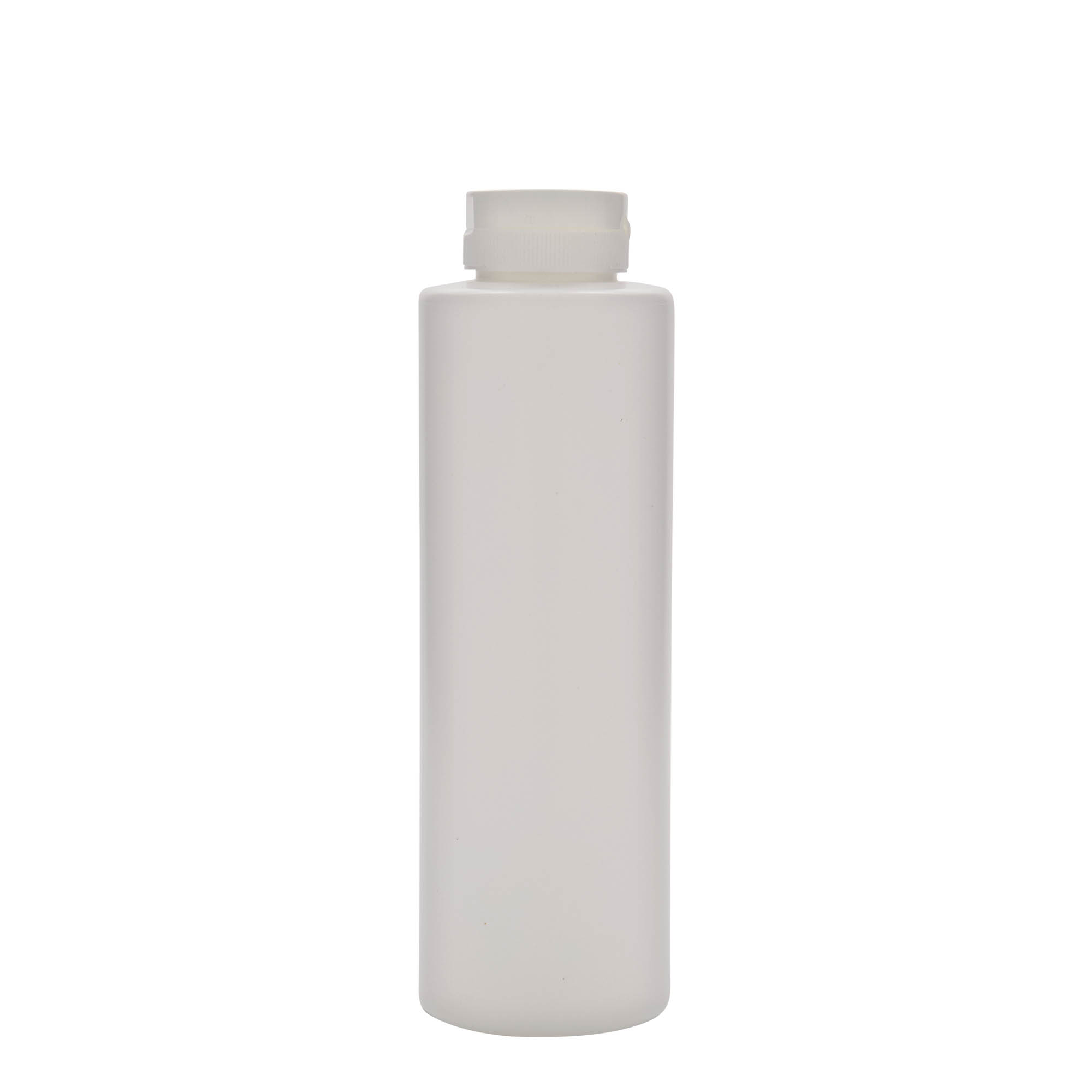 Bouteille à sauce 500 ml, plastique LDPE, blanc, ouverture : 38/400 Bouteille à sauce 500 ml, plastique LDPE, blanc, ouverture : 38/400