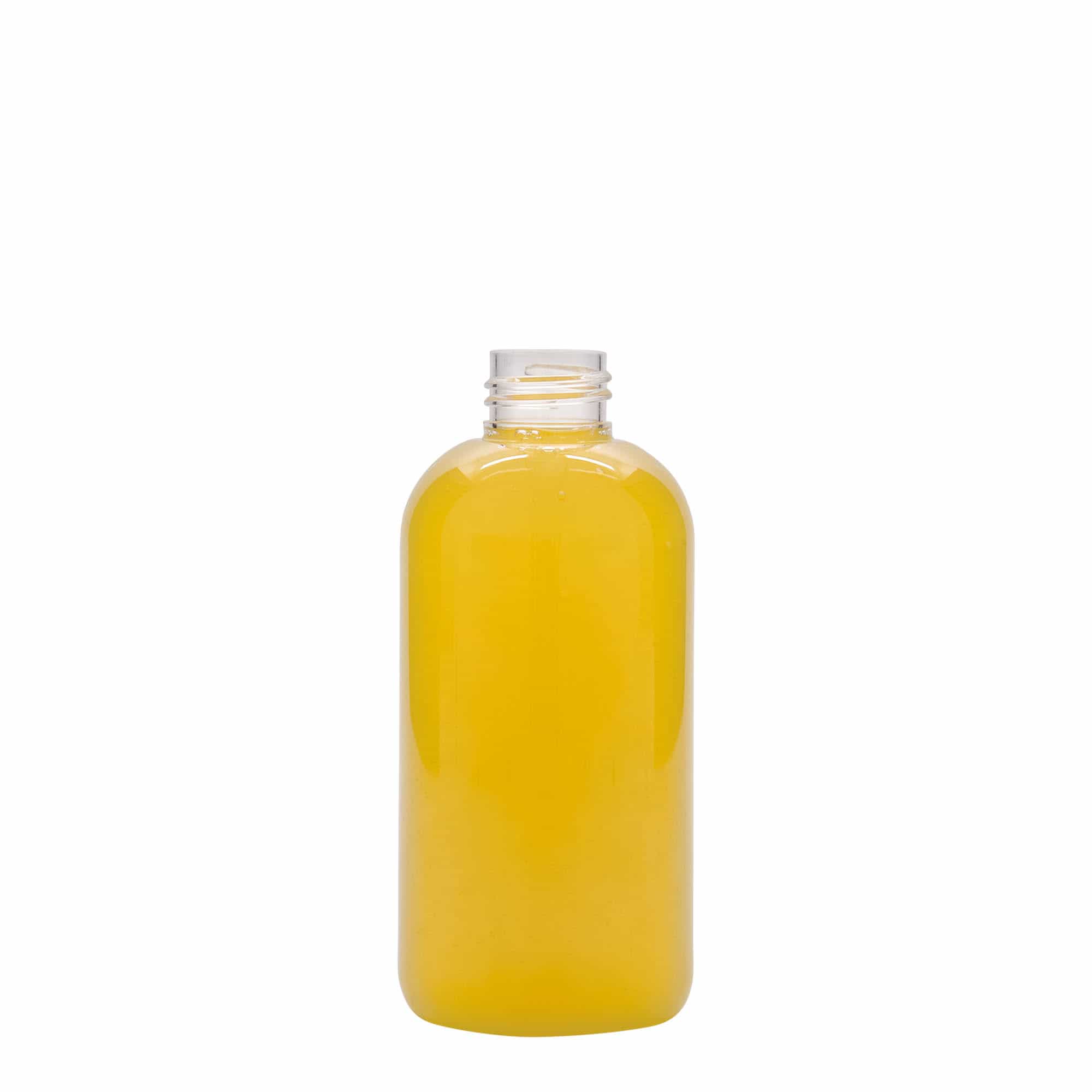 Bouteille en PET 200 ml 'Boston', plastique, bouchage: 24/410