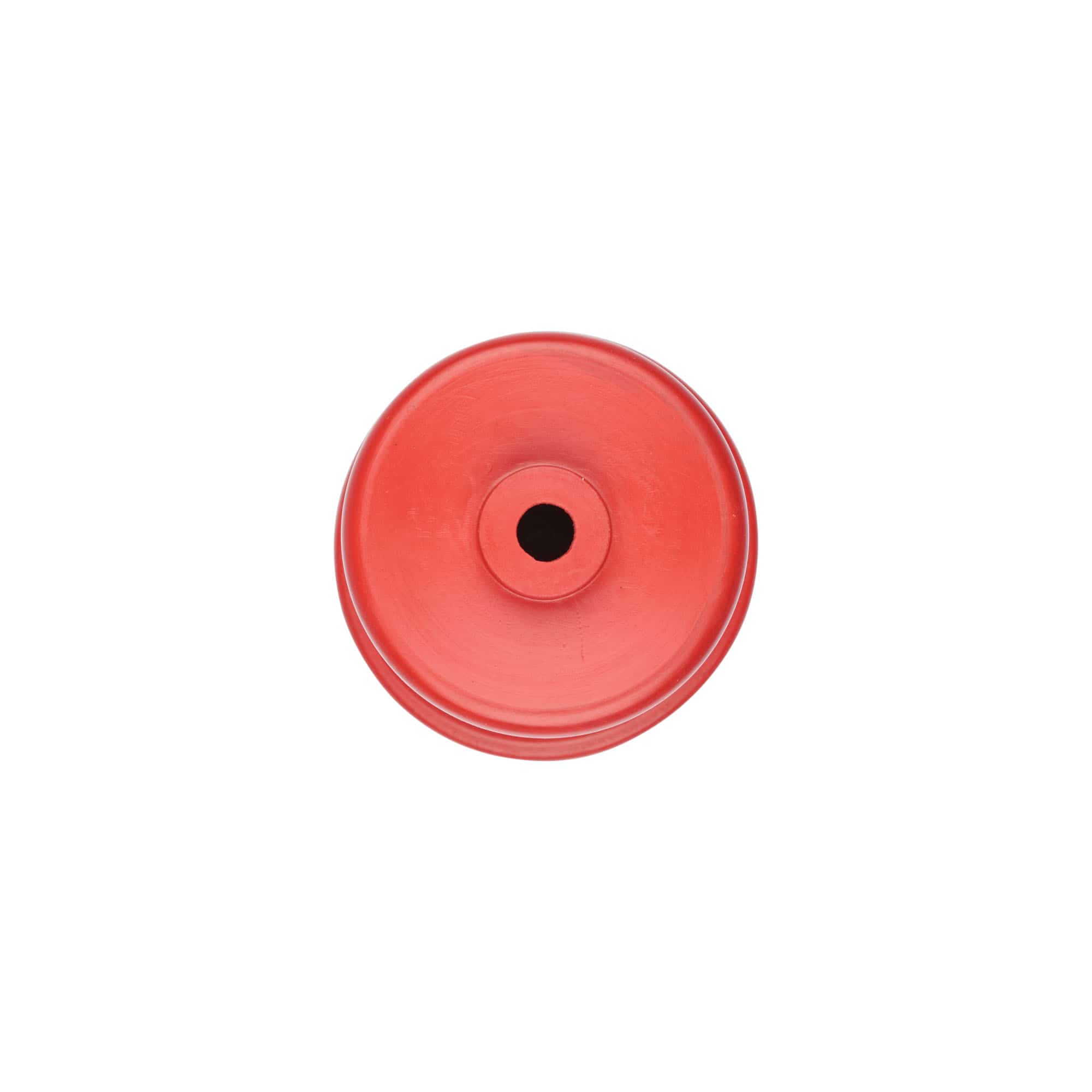 Chapeau de fermentation type 4a, caoutchouc, rouge