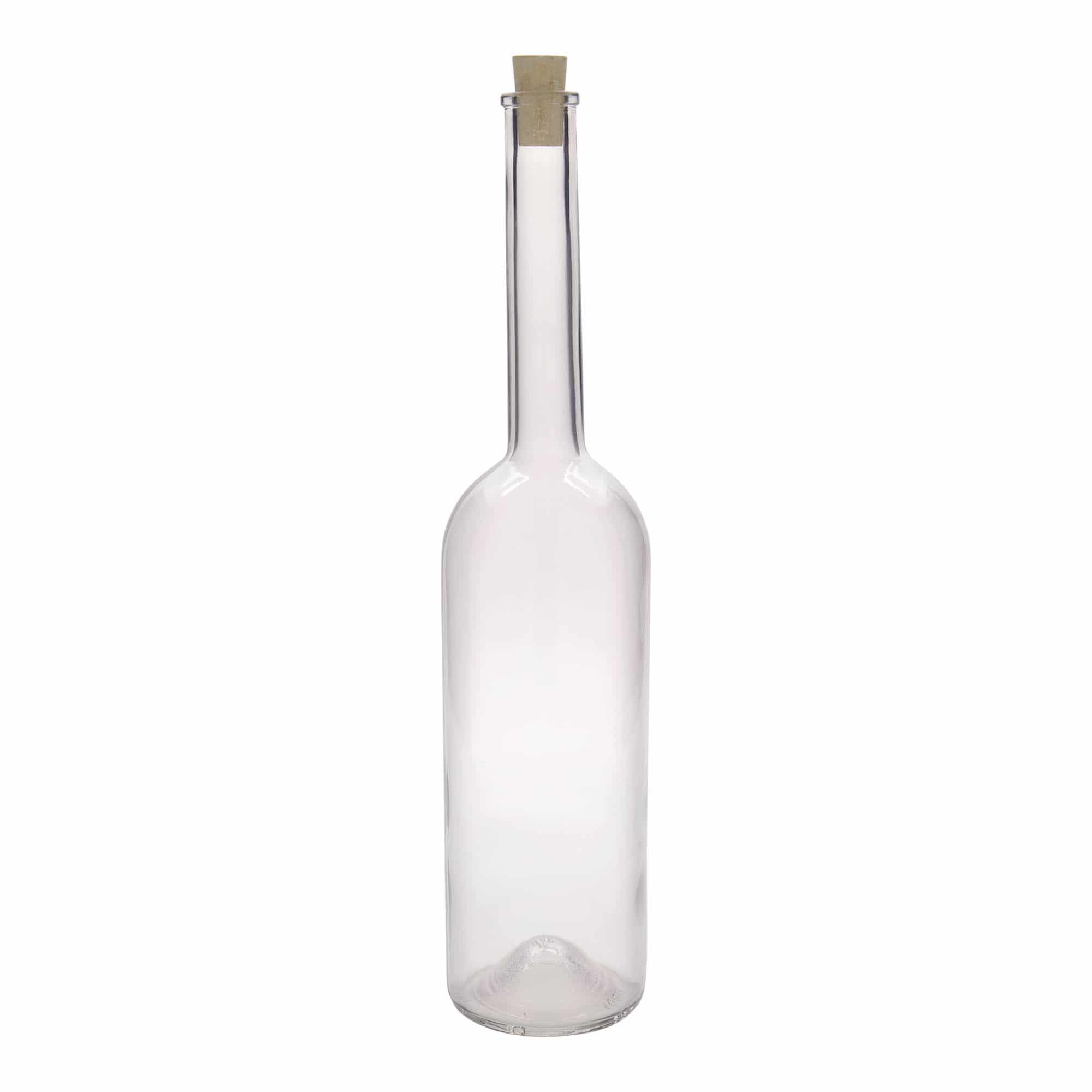 Bouteille en verre 1 000 ml 'Opera', ouverture : bouchon en liège