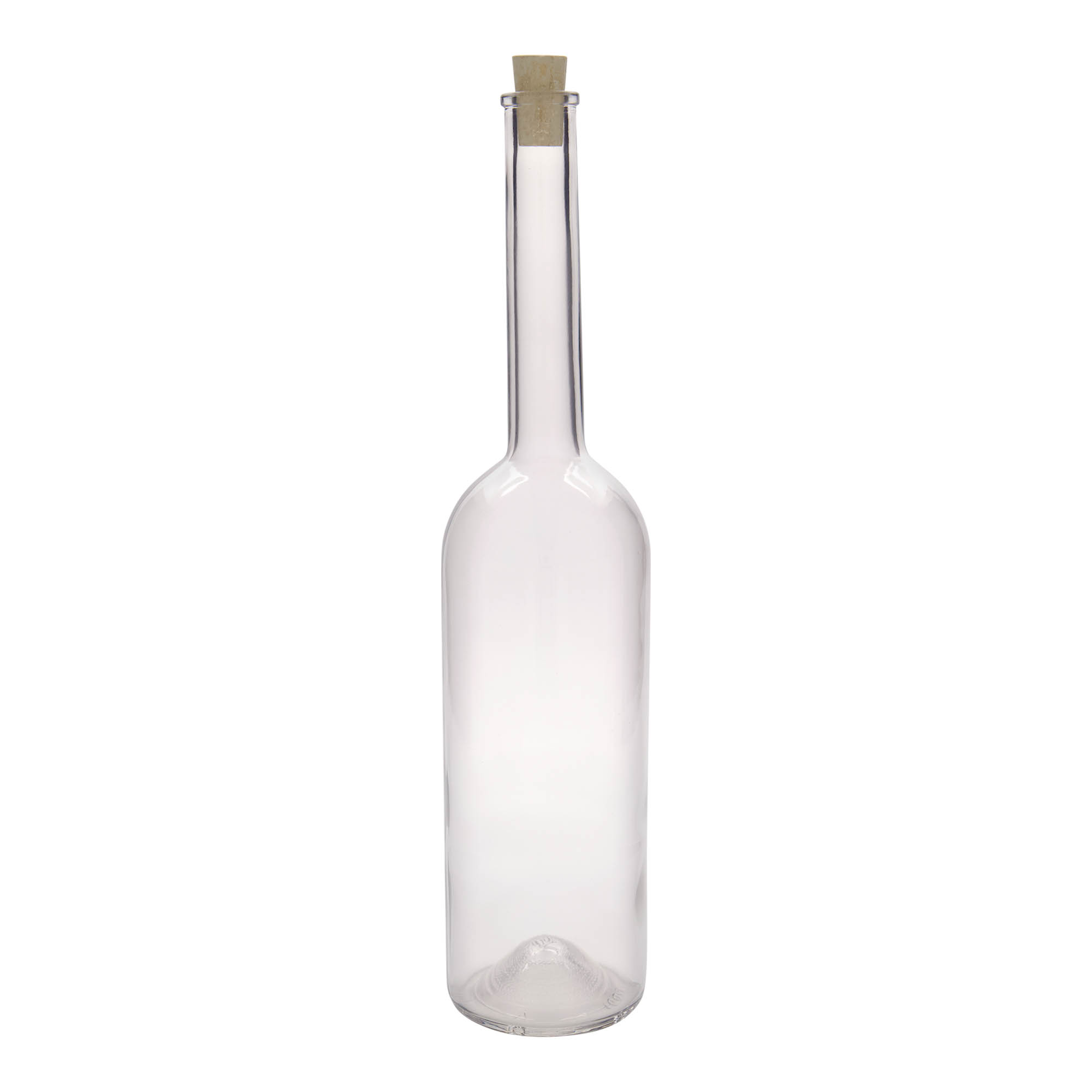 Bouteille en verre 1 000 ml 'Opera', ouverture : bouchon en liège Bouteille en verre 1 000 ml 'Opera', ouverture : bouchon en liège