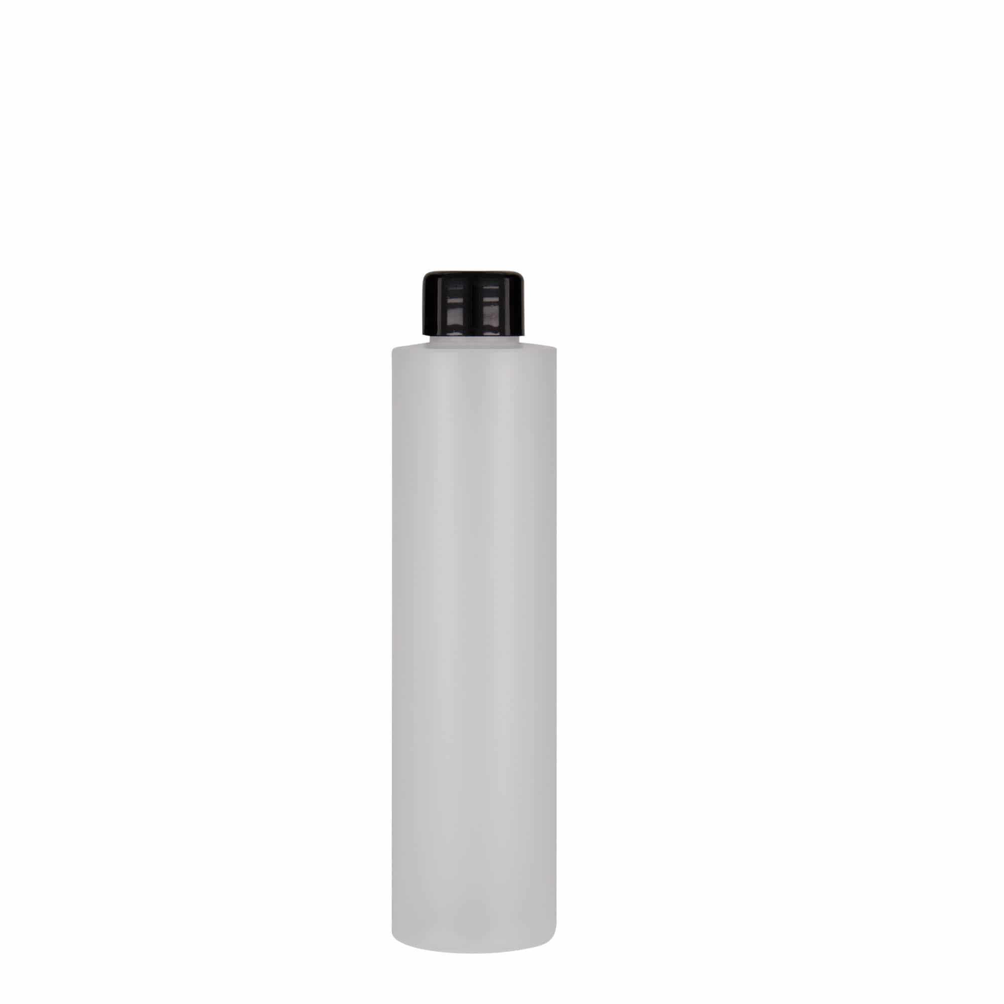 Bouteille en plastique 200 ml 'Pipe', PEHD, nature, bouchage: 24/410