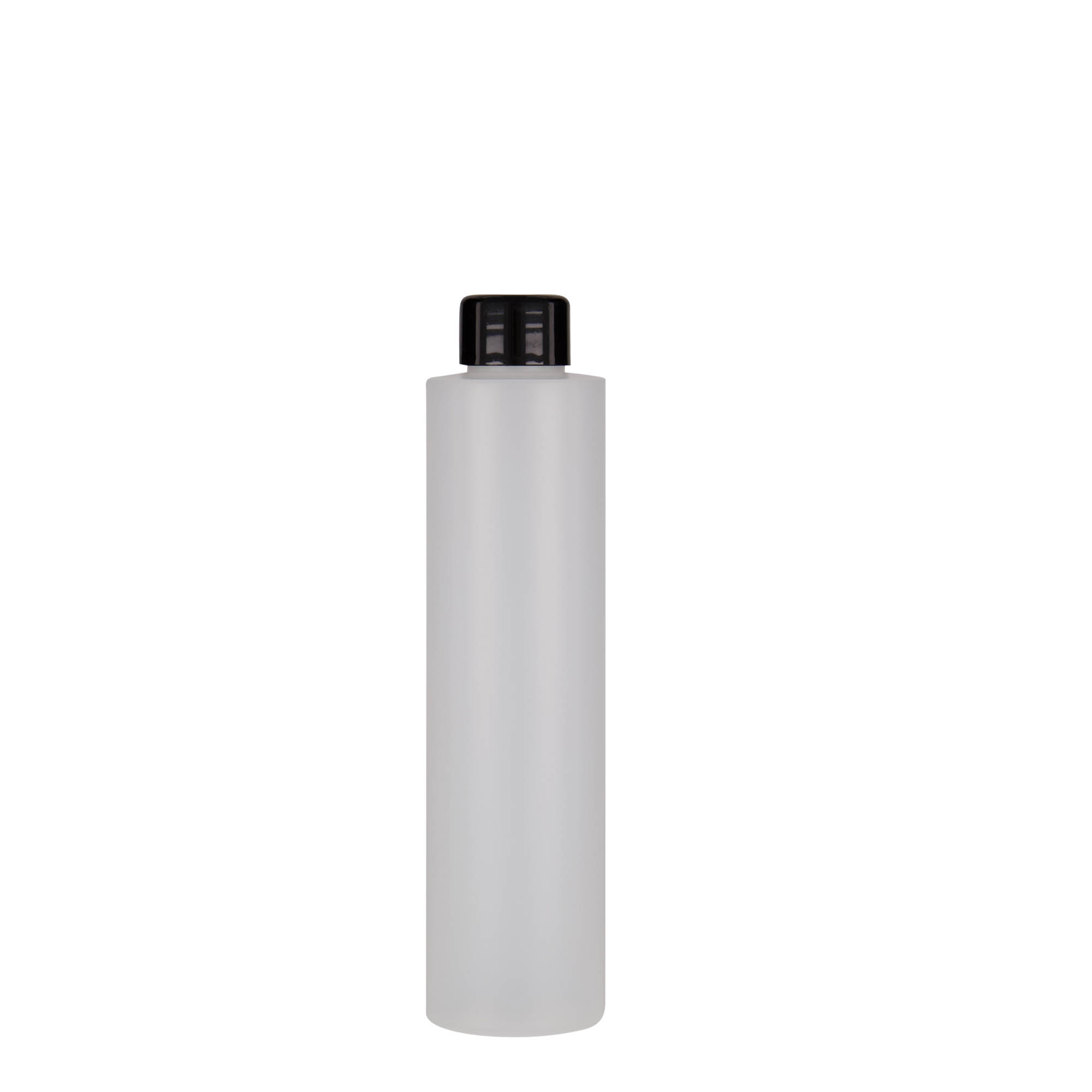Flacon en plastique 200 ml 'Pipe', HDPE, naturel, ouverture : 24/410 Flacon en plastique 200 ml 'Pipe', HDPE, naturel, ouverture : 24/410