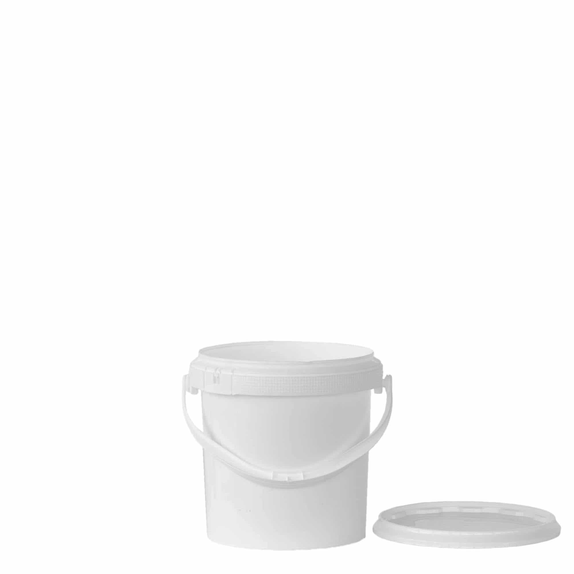 Seau de 1,8 l, plastique PP, blanc