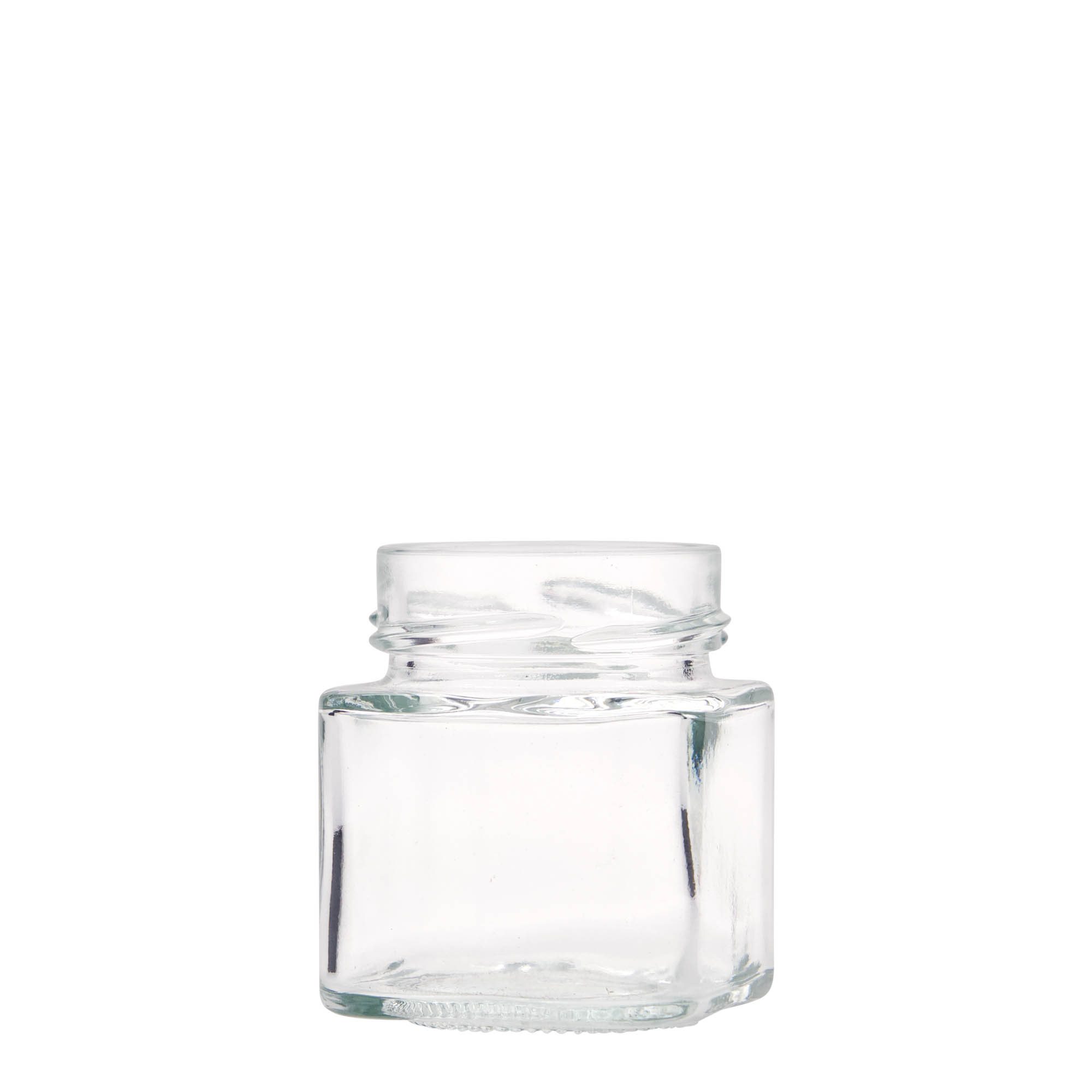 156 ml pot carré 'Funny', ouverture : Deep-Twist-Off (DTO 58) 156 ml pot carré 'Funny', ouverture : Deep-Twist-Off (DTO 58)