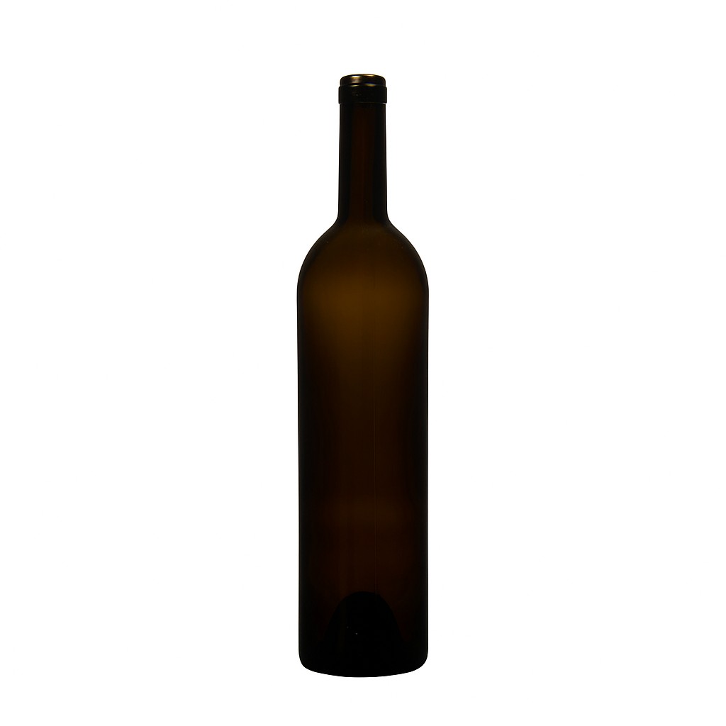 Bouteille de vin 750 ml 'Liberty', vert antique, ouverture : bouchon en liège Bouteille de vin 750 ml 'Liberty', vert antique, ouverture : bouchon en liège