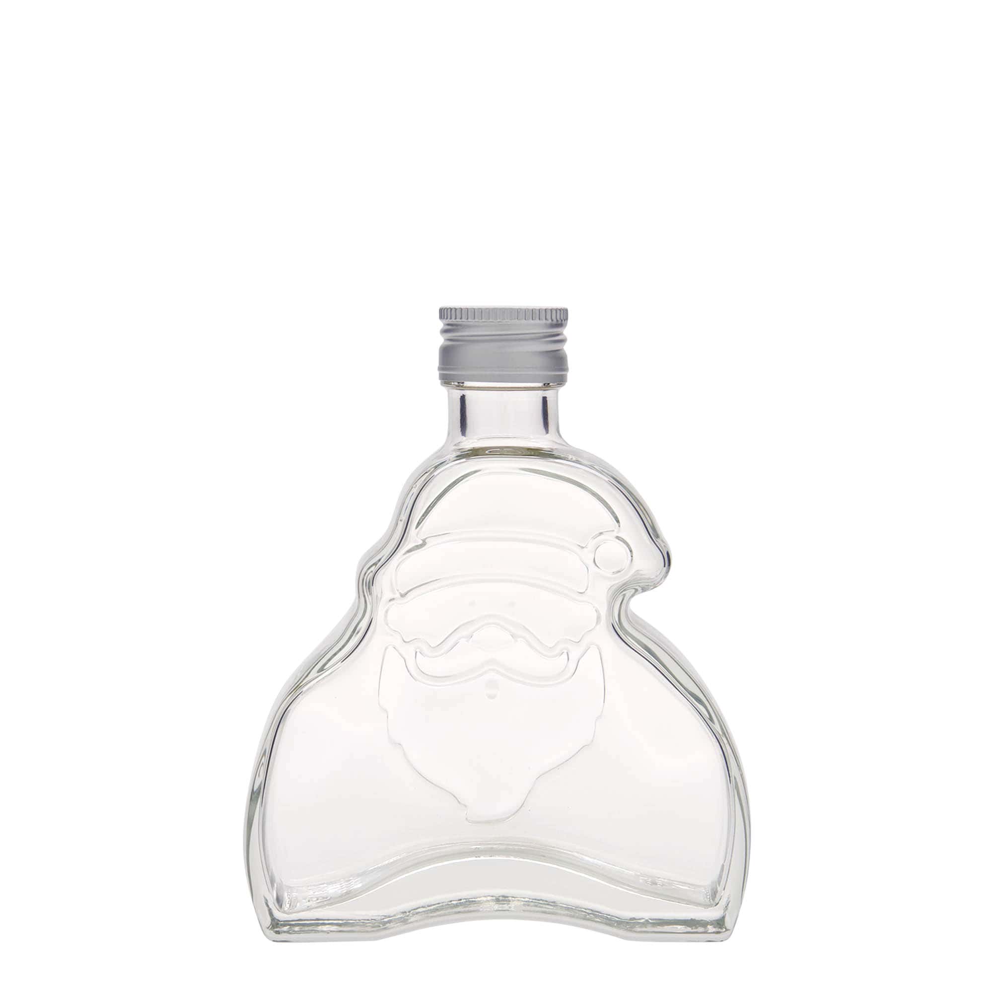 Bouteille en verre 200 ml « Père Noël », ouverture : PP 28