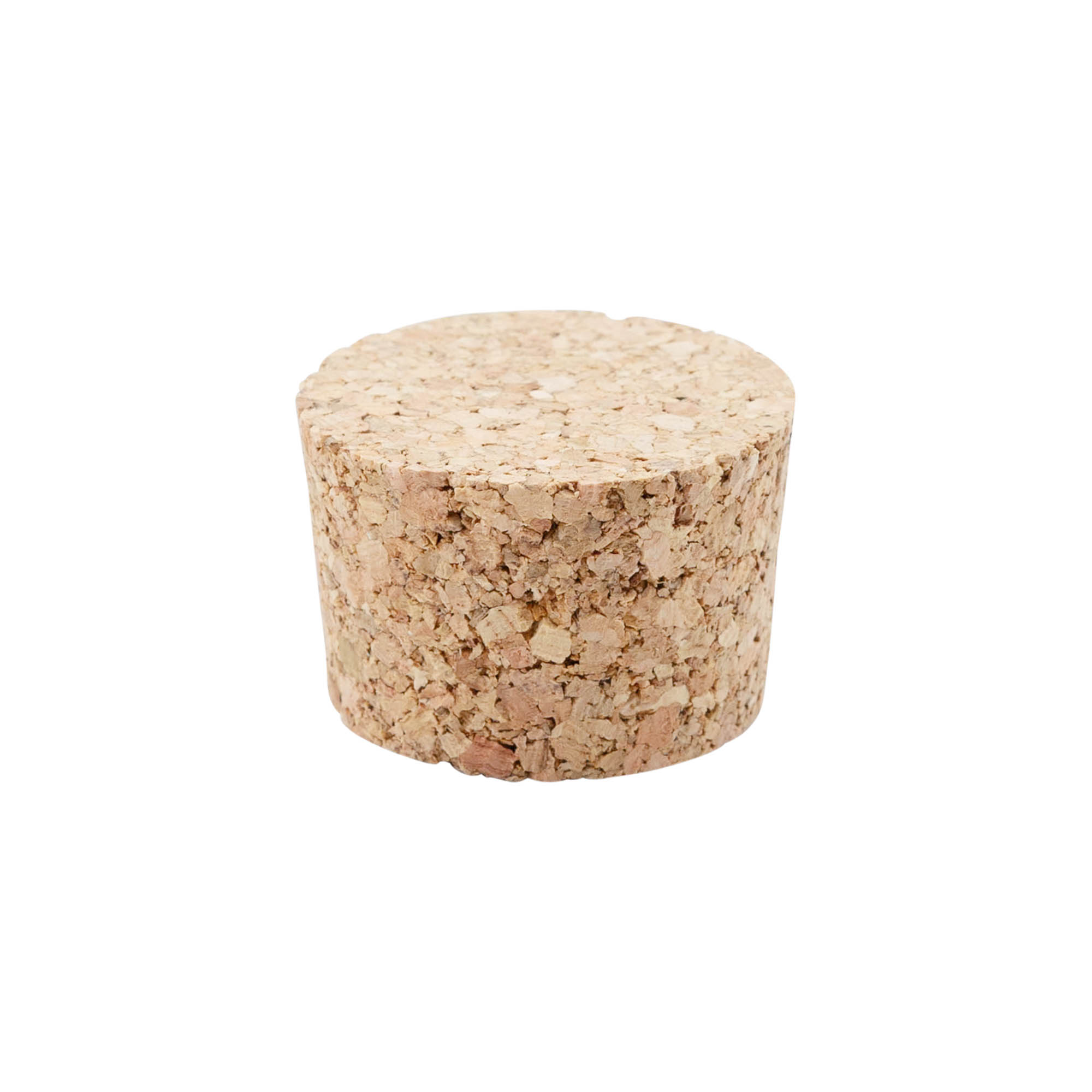 Bouchon conique 38-42 x 27, liège pressé, beige, pour embouchure : liège
