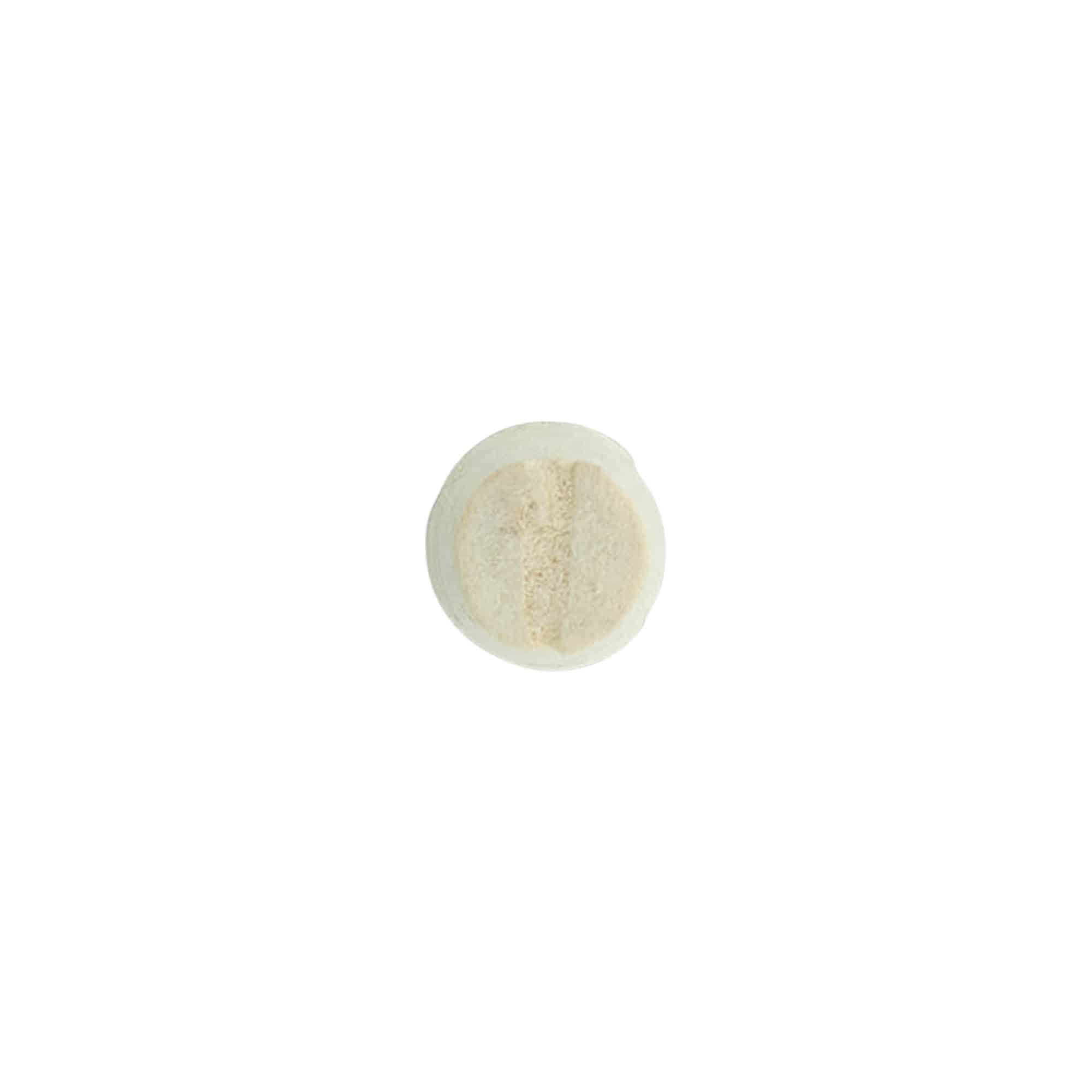 Bouchon conique 9-12 x 22, bouchon pressé, beige, pour ouverture : liège
