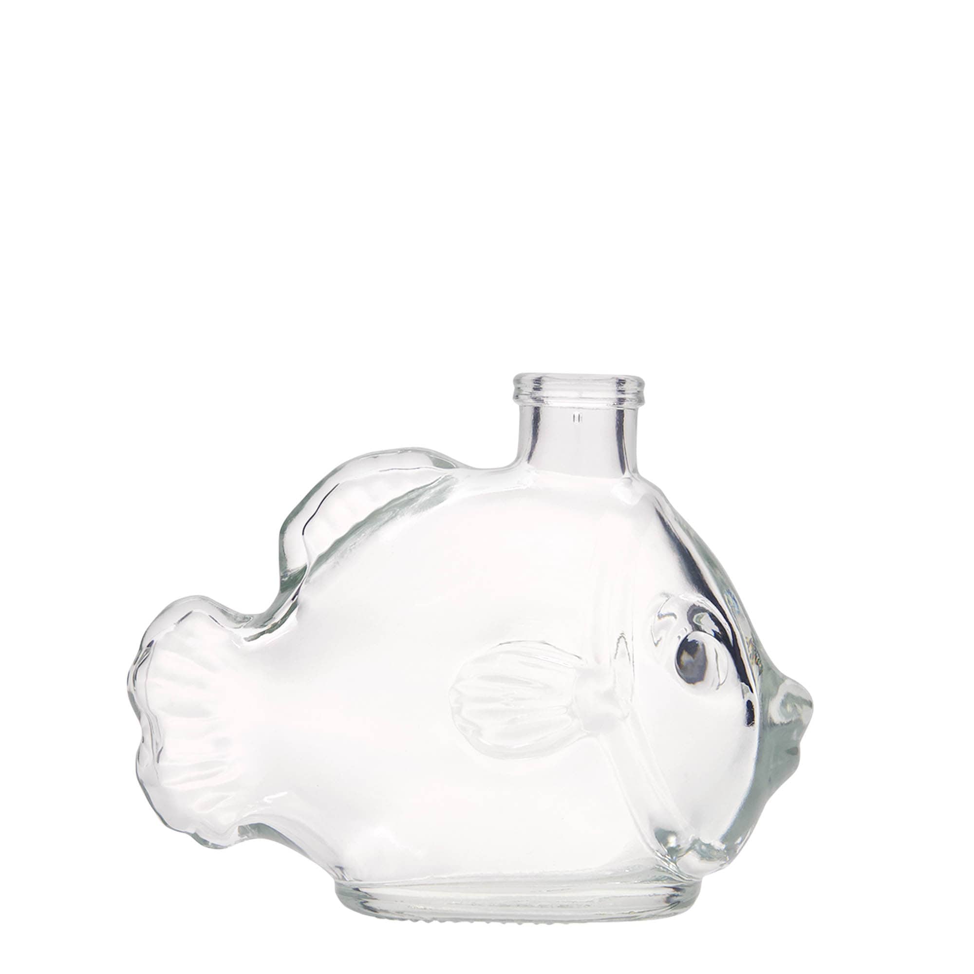 Flacon en verre 200 ml « Poisson », ouverture : liège
