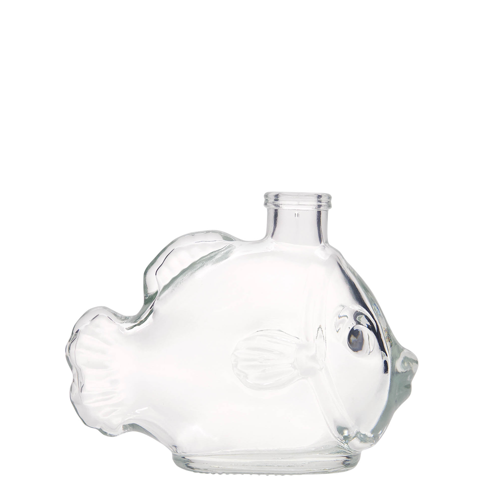 Flacon en verre 200 ml « Poisson », ouverture : liège