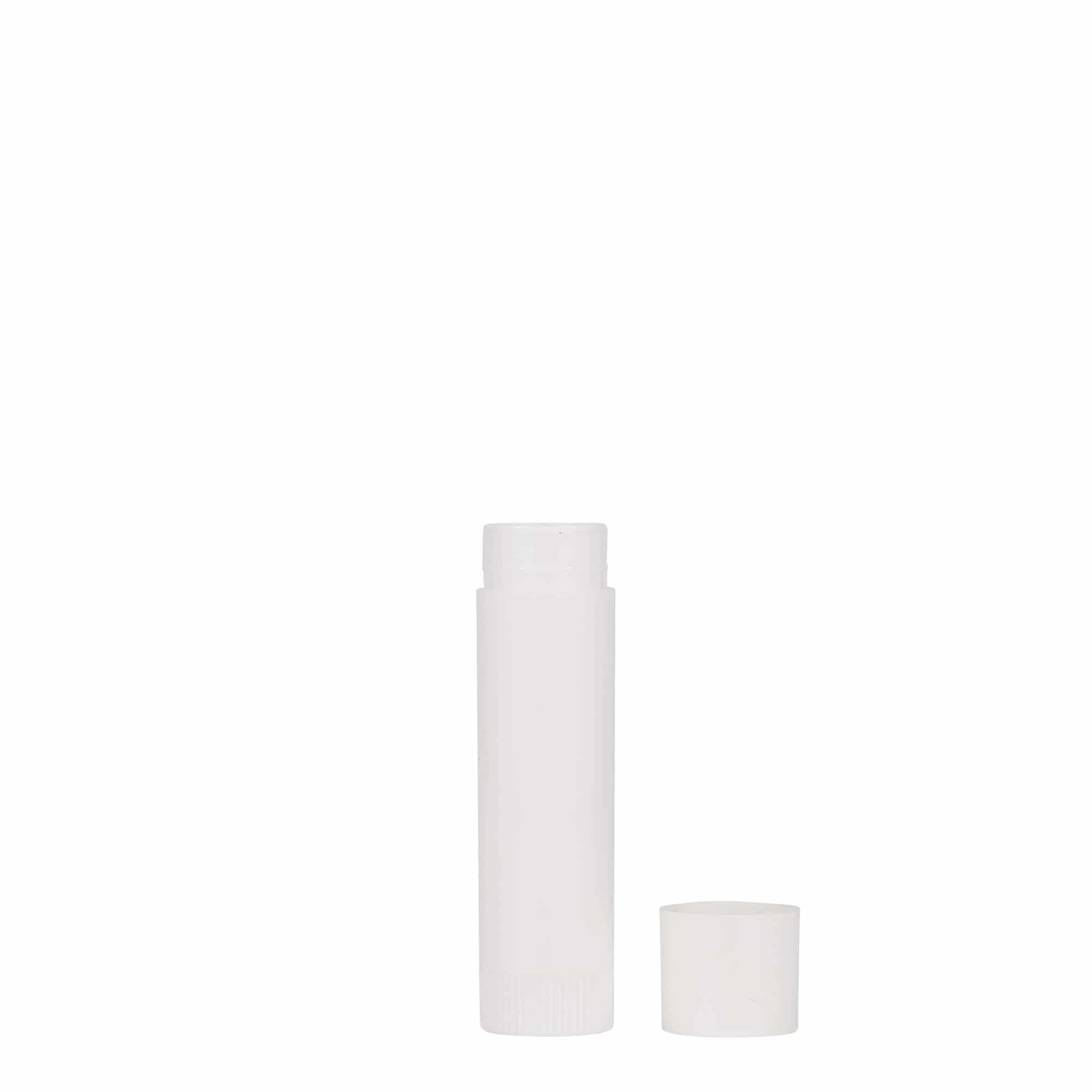 6 ml tube de rouge à lèvres, plastique PP, blanc