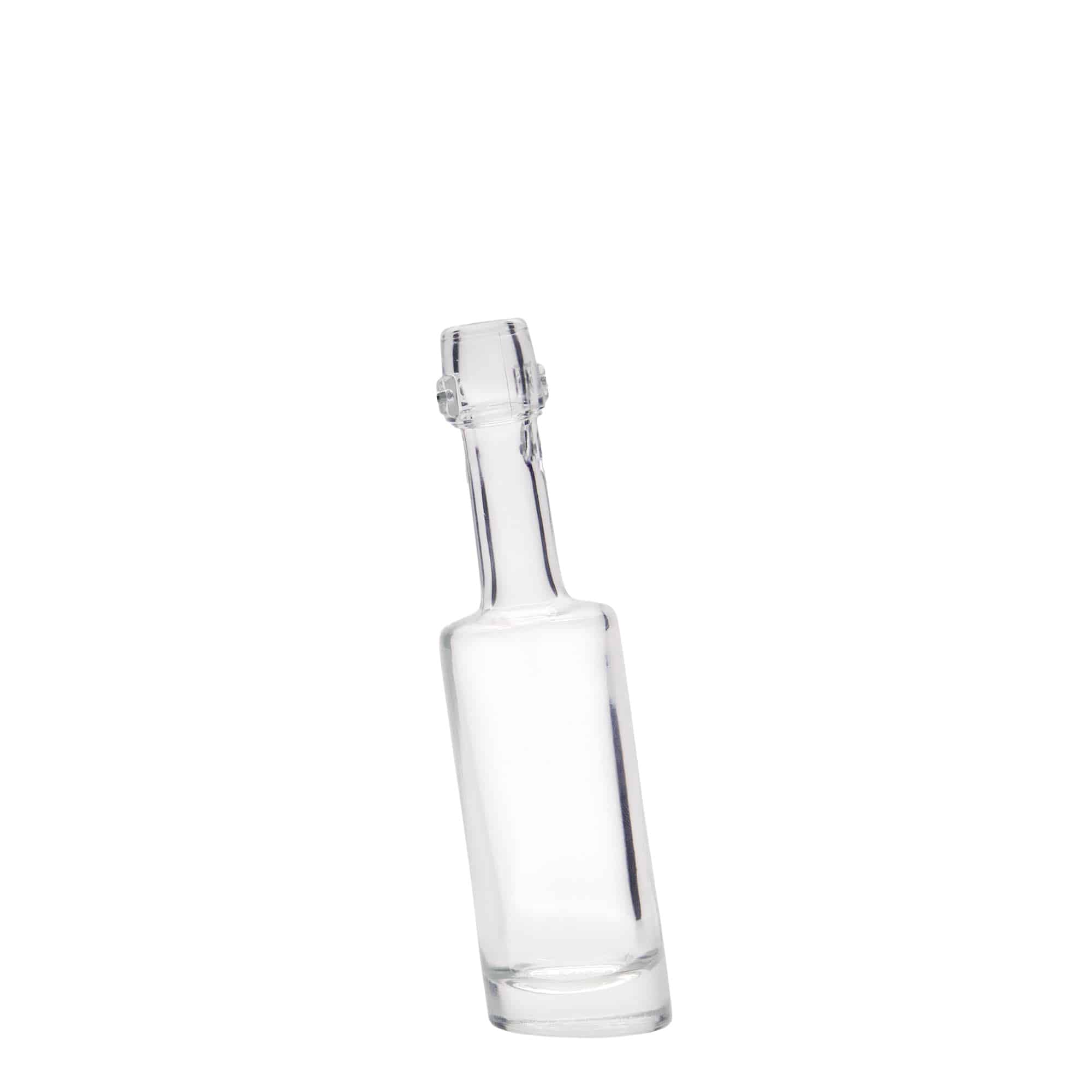 Flacon en verre de 40 ml « Bounty », ouverture : fermeture à bascule