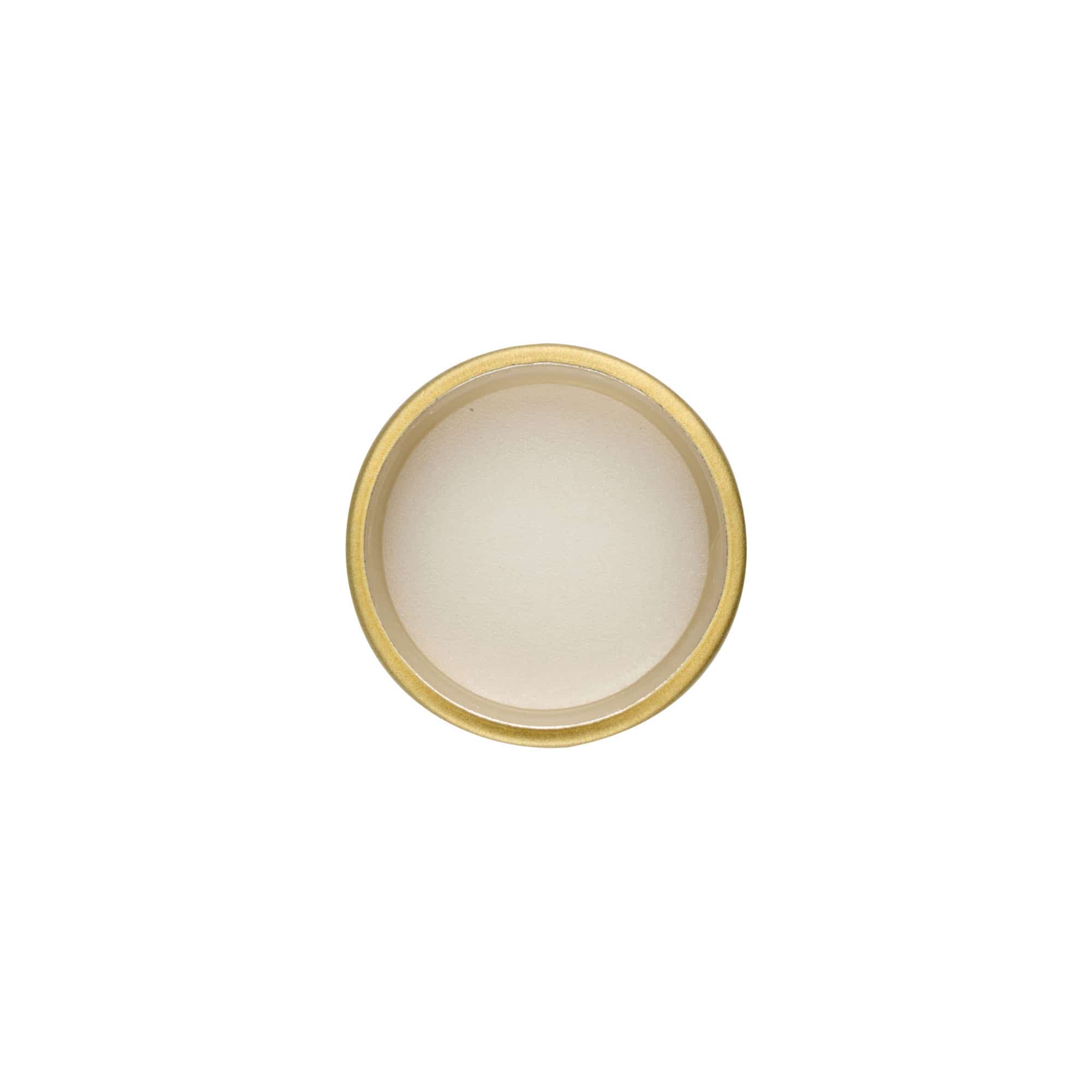Bouchon à vis, métal, doré, pour ouverture : GPI 28/400