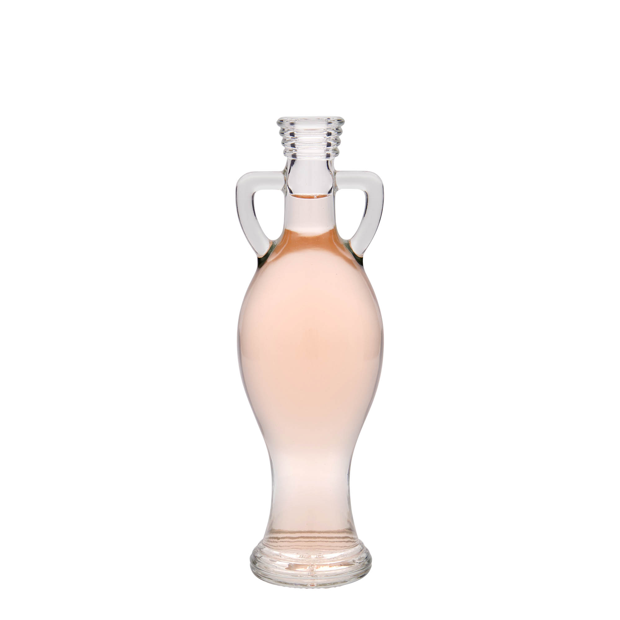 Flacon en verre 200 ml « Amphore », ouverture : bouchon en liège