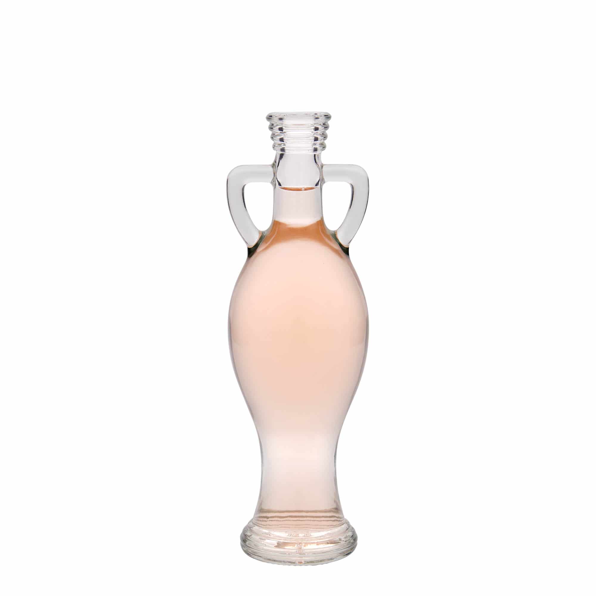 Flacon en verre 200 ml « Amphore », ouverture : bouchon en liège