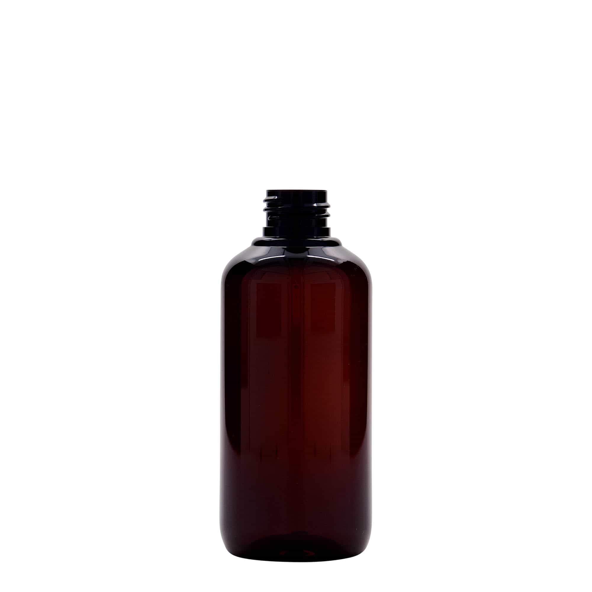 Bouteille en plastique recyclé 200 ml 'Victor’s Best', PCR, brun, bouchage: GPI 24/410 Bouteille en plastique recyclé 200 ml 'Victor’s Best', PCR, brun, bouchage: GPI 24/410