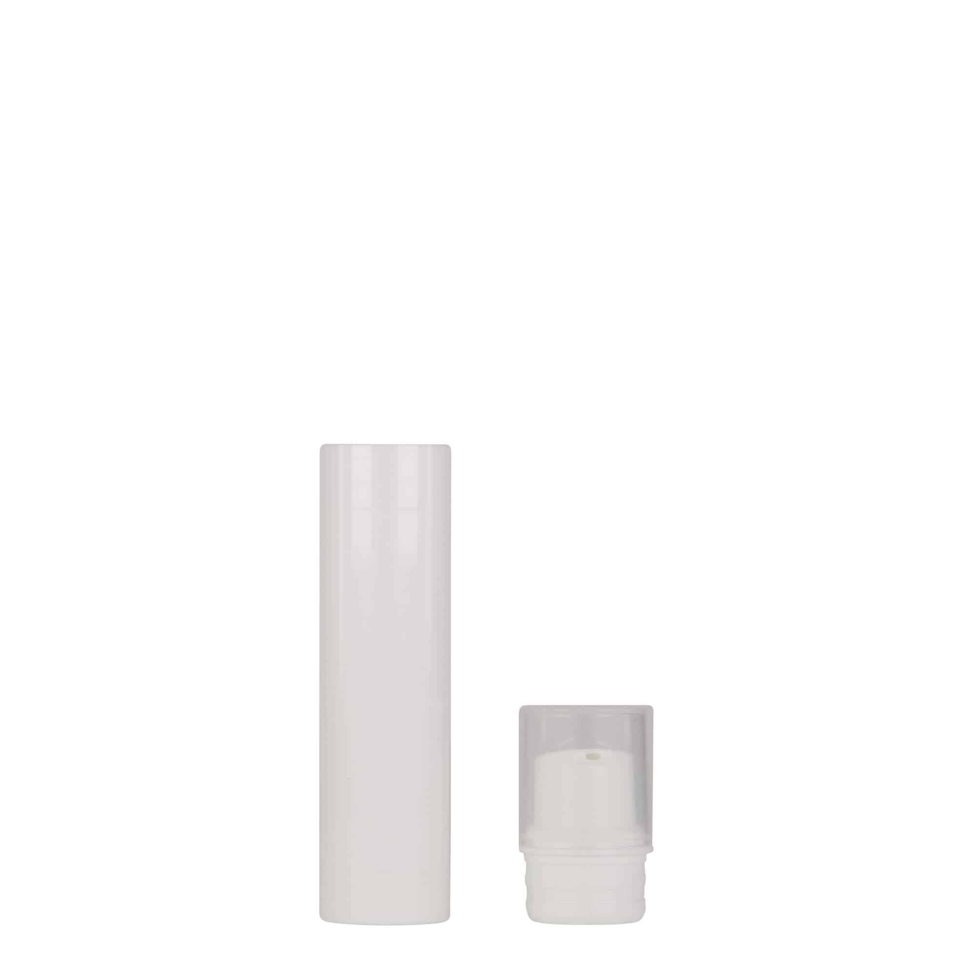 Distributeur airless 15 ml 'Nano', plastique PP, blanc