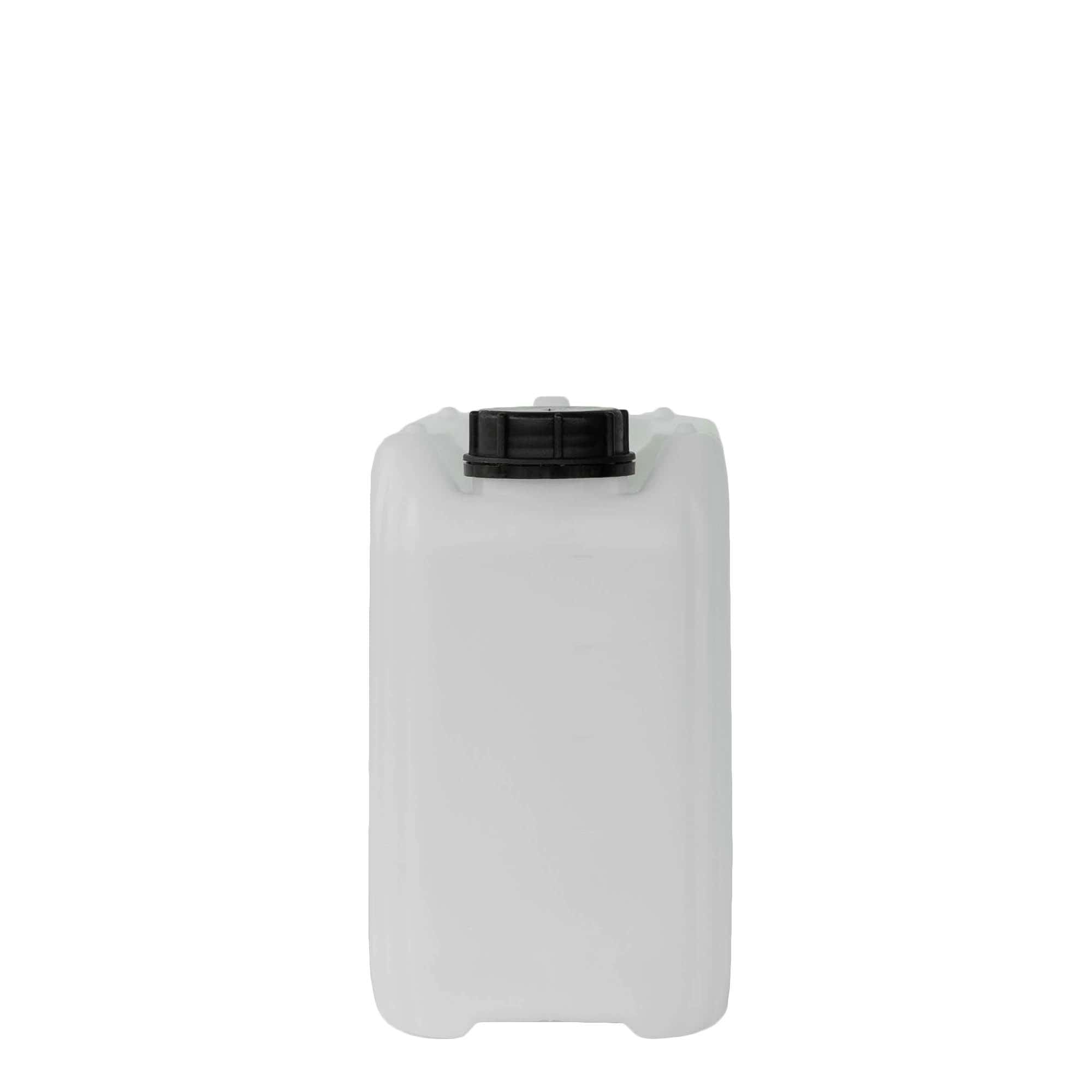 Bidon de 5 l, rectangulaire, plastique HDPE, naturel, ouverture : ND 55
