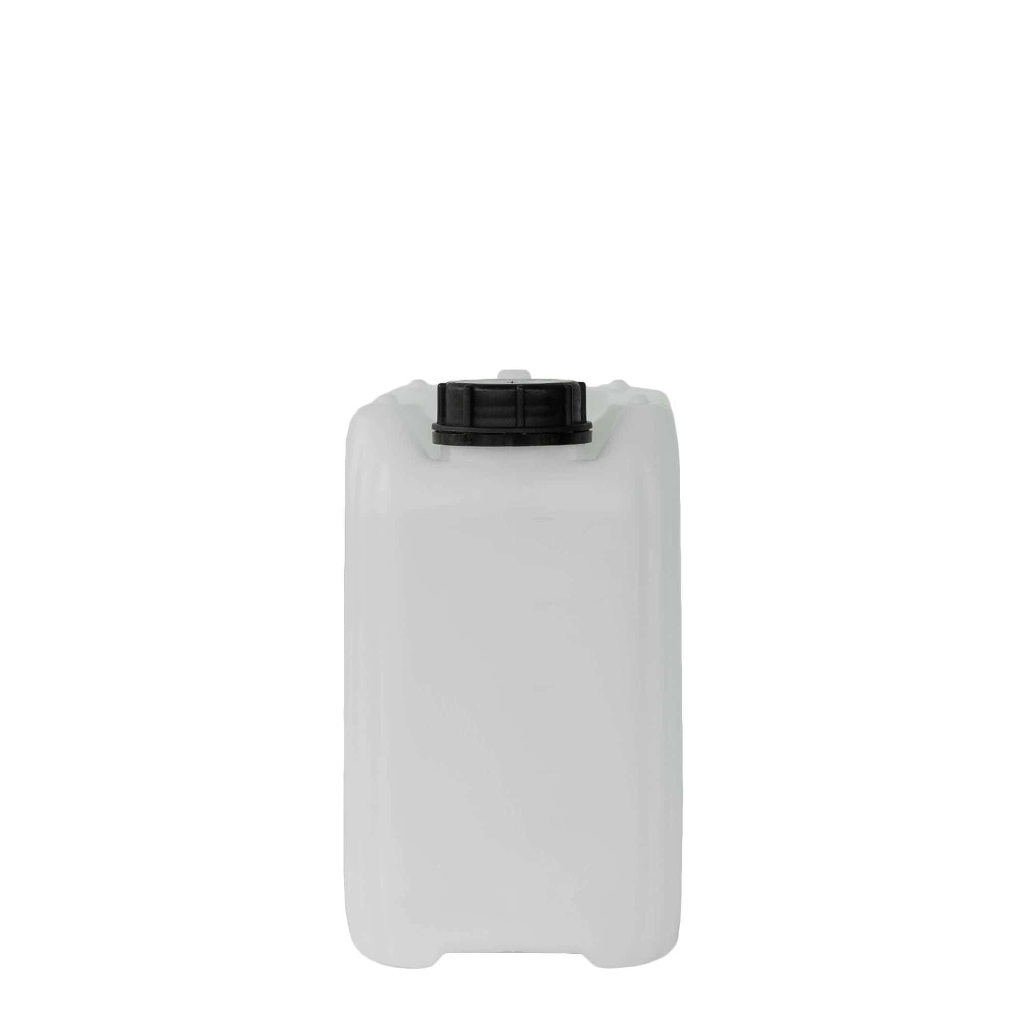 Bidon de 5 l, rectangulaire, plastique HDPE, naturel, ouverture : ND 55