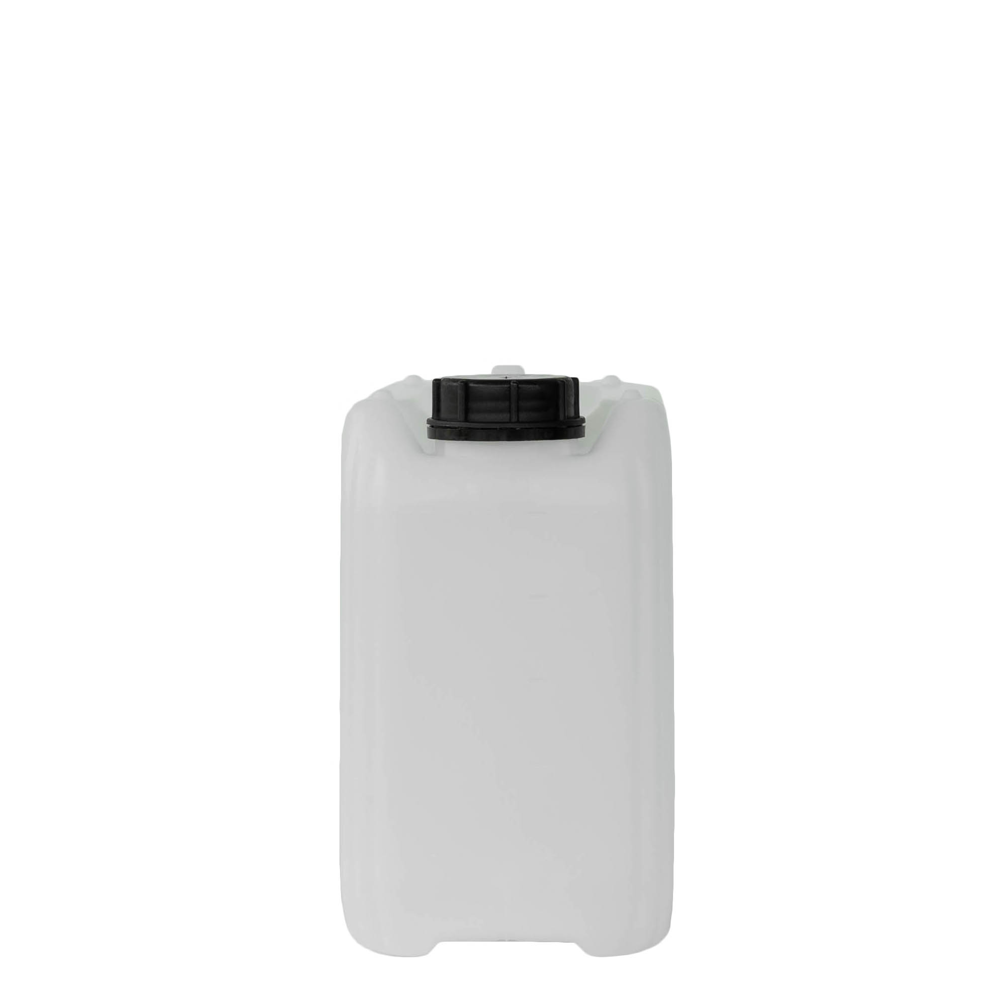 Bidon de 5 l, rectangulaire, plastique HDPE, naturel, ouverture : ND 55 Bidon de 5 l, rectangulaire, plastique HDPE, naturel, ouverture : ND 55