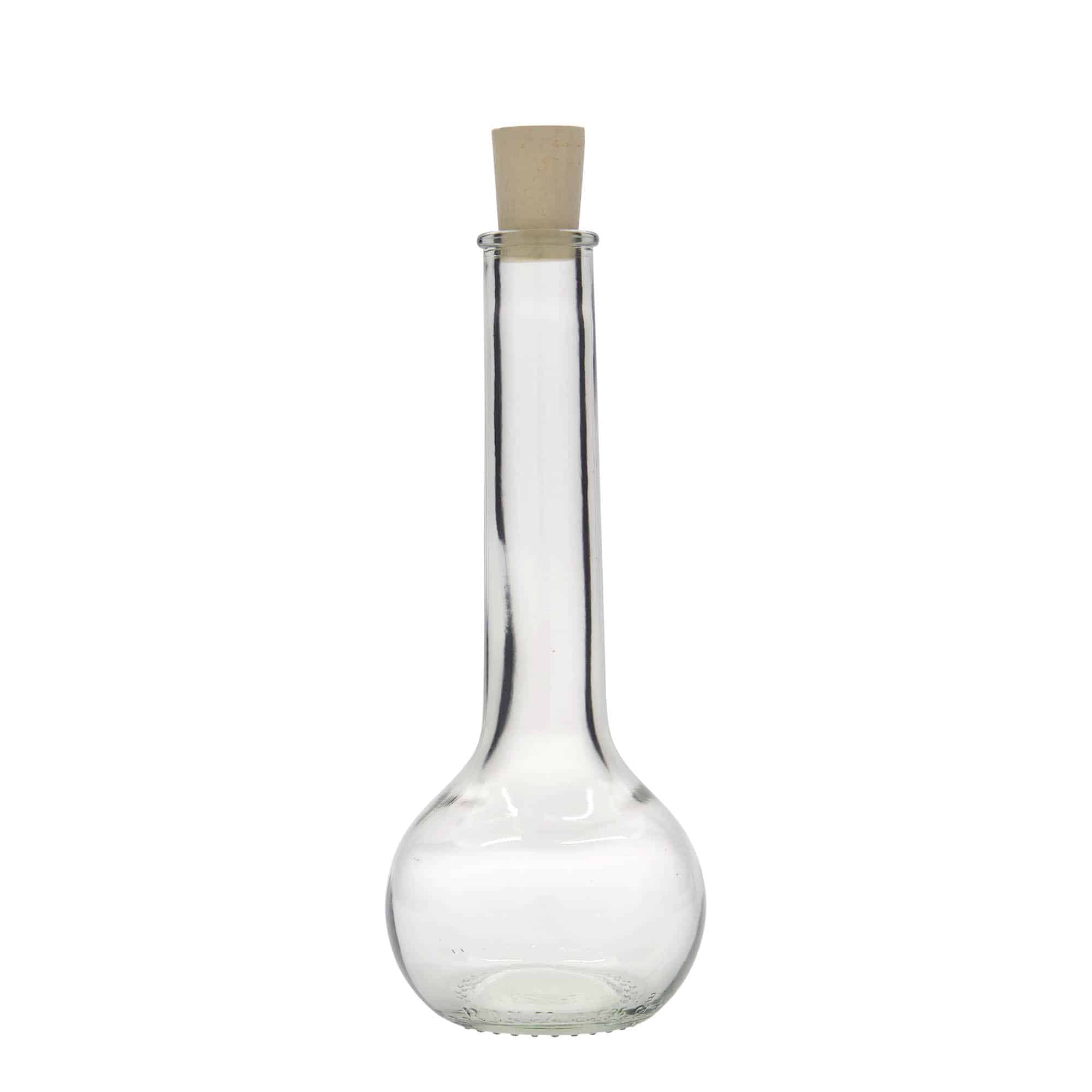 Flacon en verre 200 ml « Tulipano », ouverture : bouchon en liège