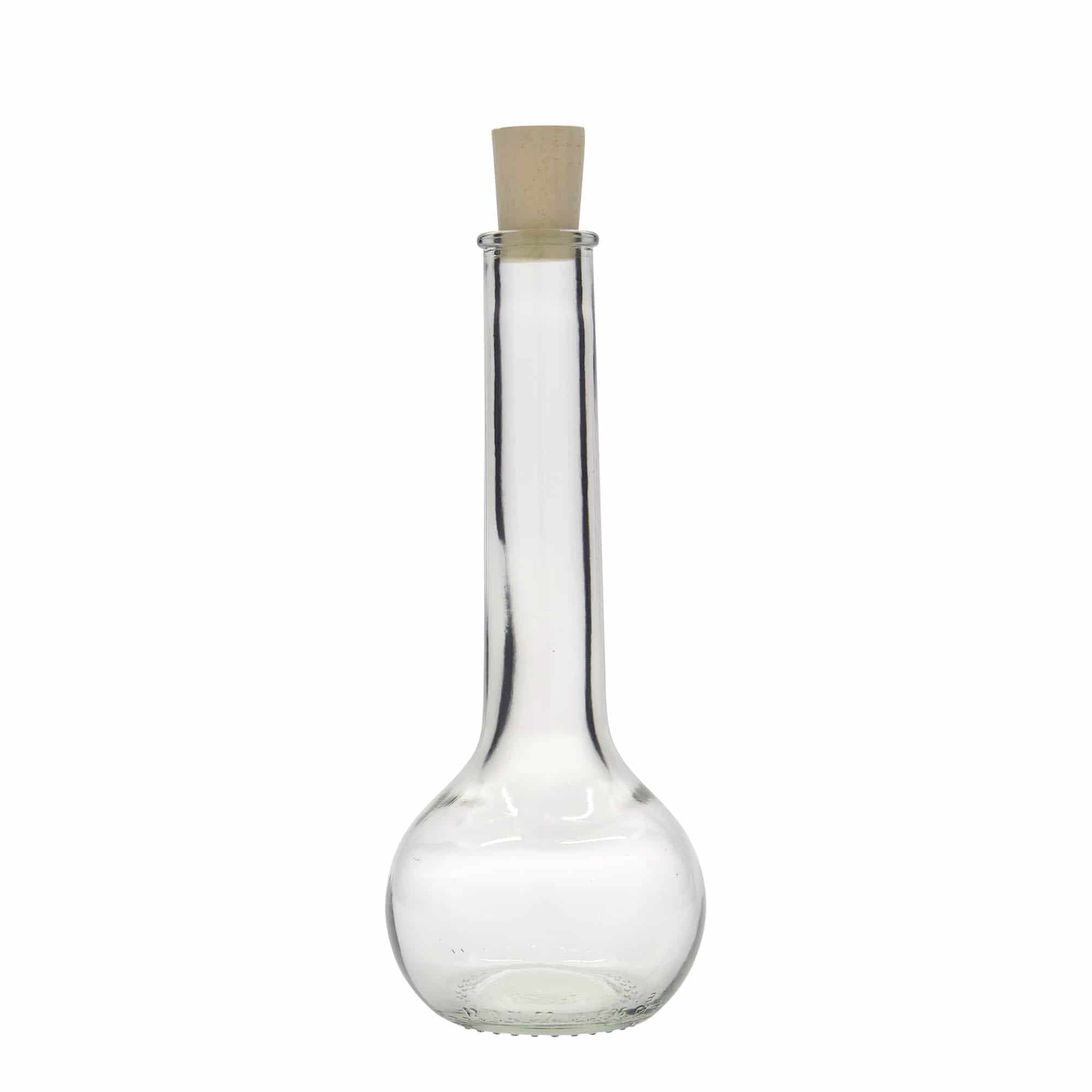 Flacon en verre 200 ml « Tulipano », ouverture : bouchon en liège
