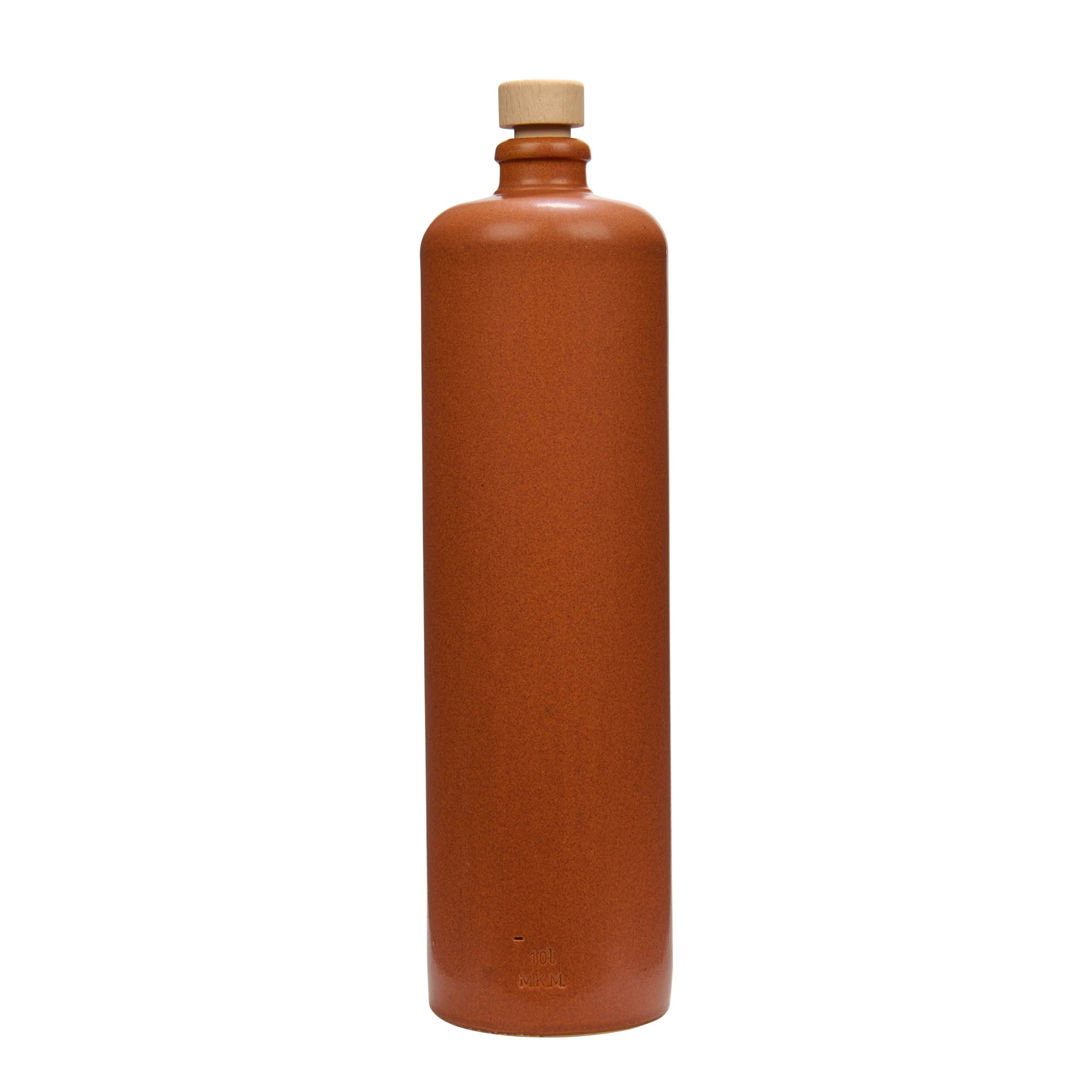 1 000 ml cruche en grès, rouge-brun, ouverture : liège 1 000 ml cruche en grès, rouge-brun, ouverture : liège