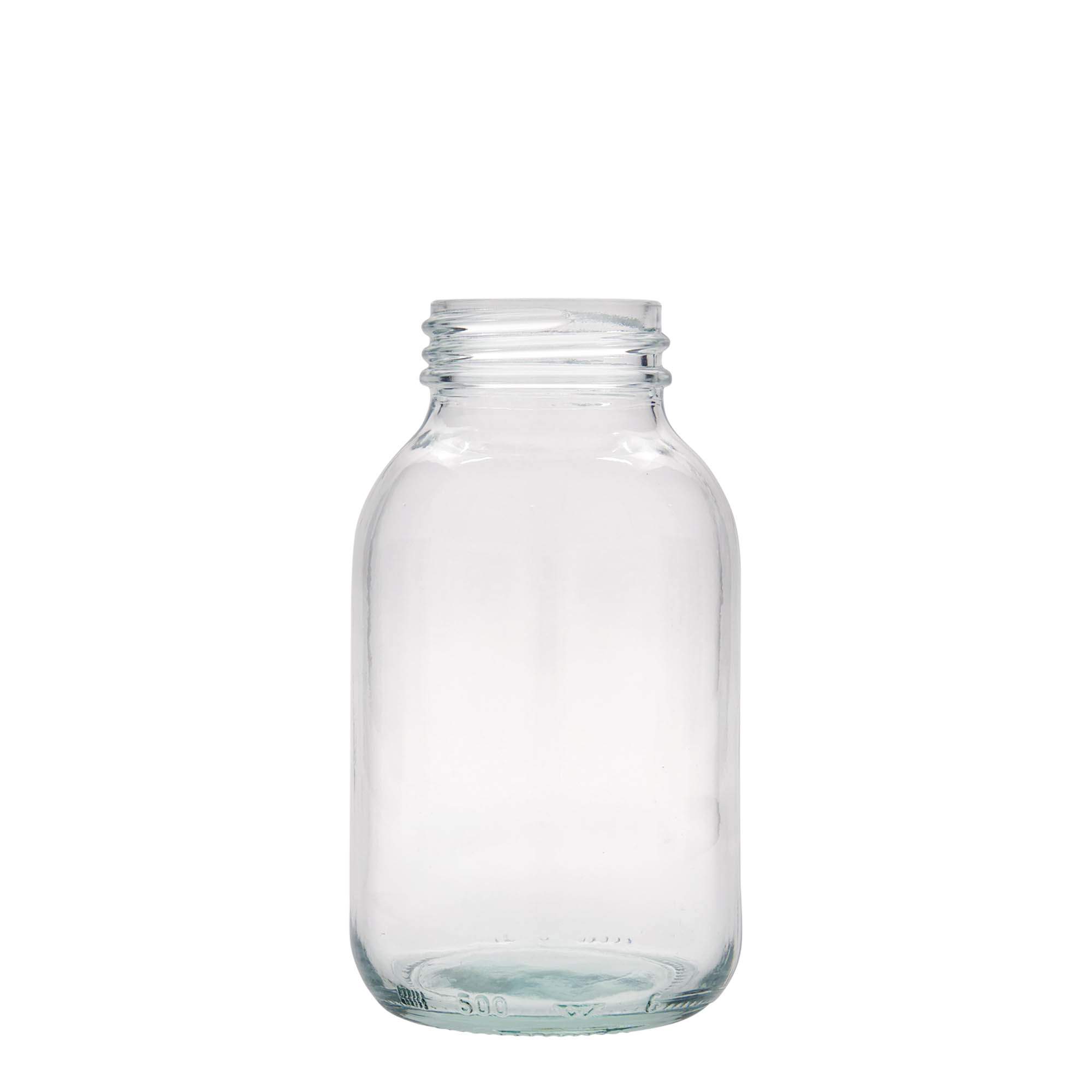 500 ml bocal à large ouverture, embouchure : DIN 55 500 ml bocal à large ouverture, embouchure : DIN 55