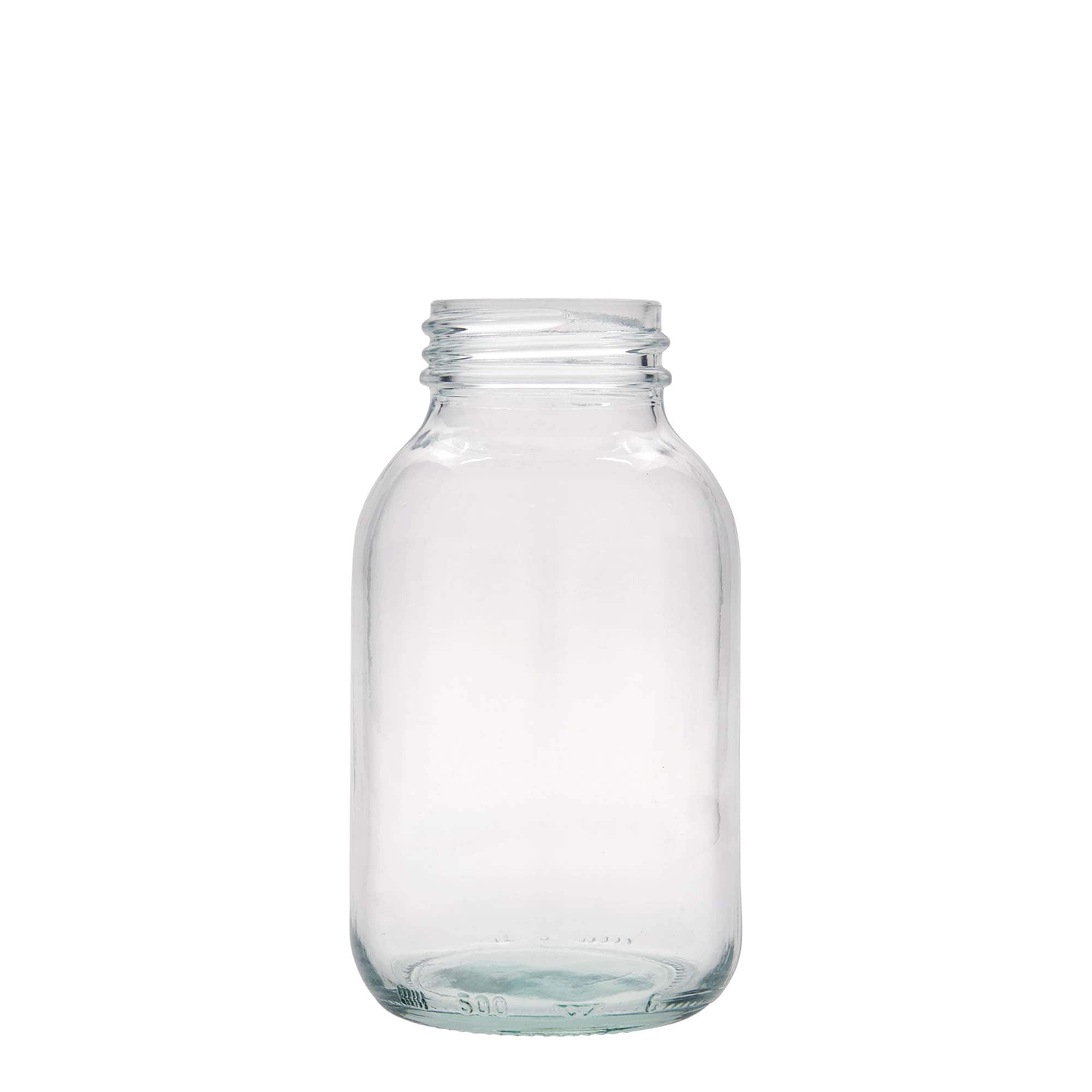500 ml bocal à large ouverture, embouchure : DIN 55