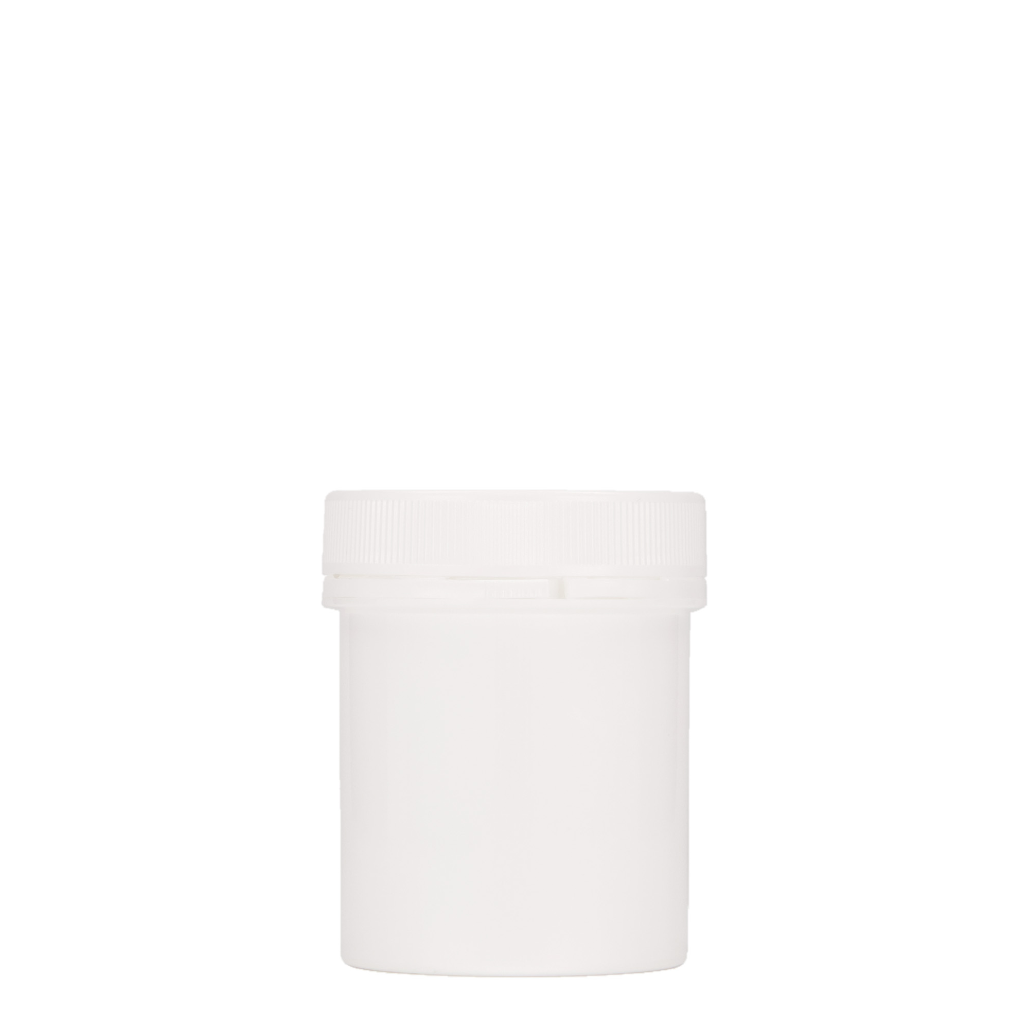 150 ml boîte en plastique 'Securilock', PP, blanc, ouverture : bouchon à vis