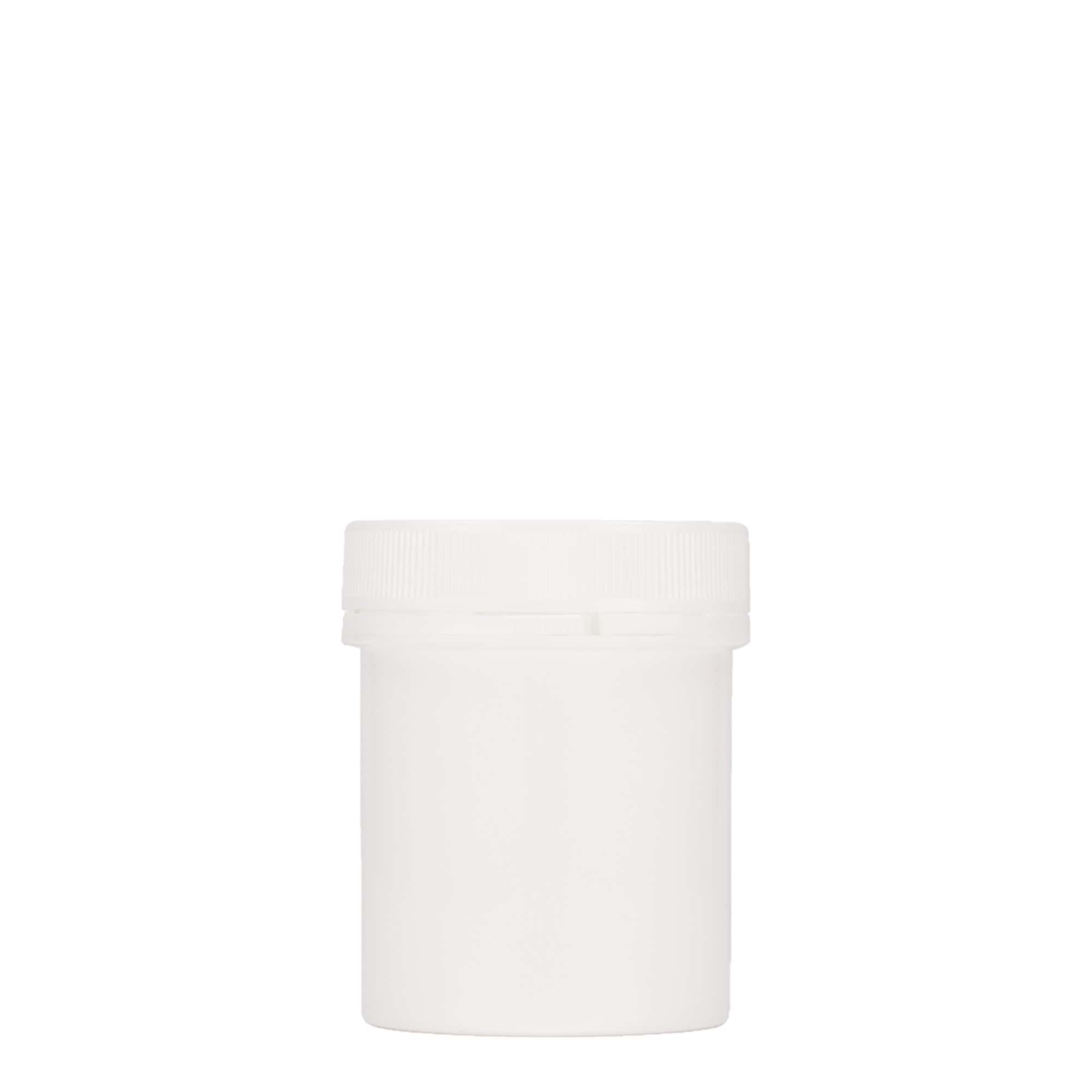 150 ml boîte en plastique 'Securilock', PP, blanc, ouverture : bouchon à vis