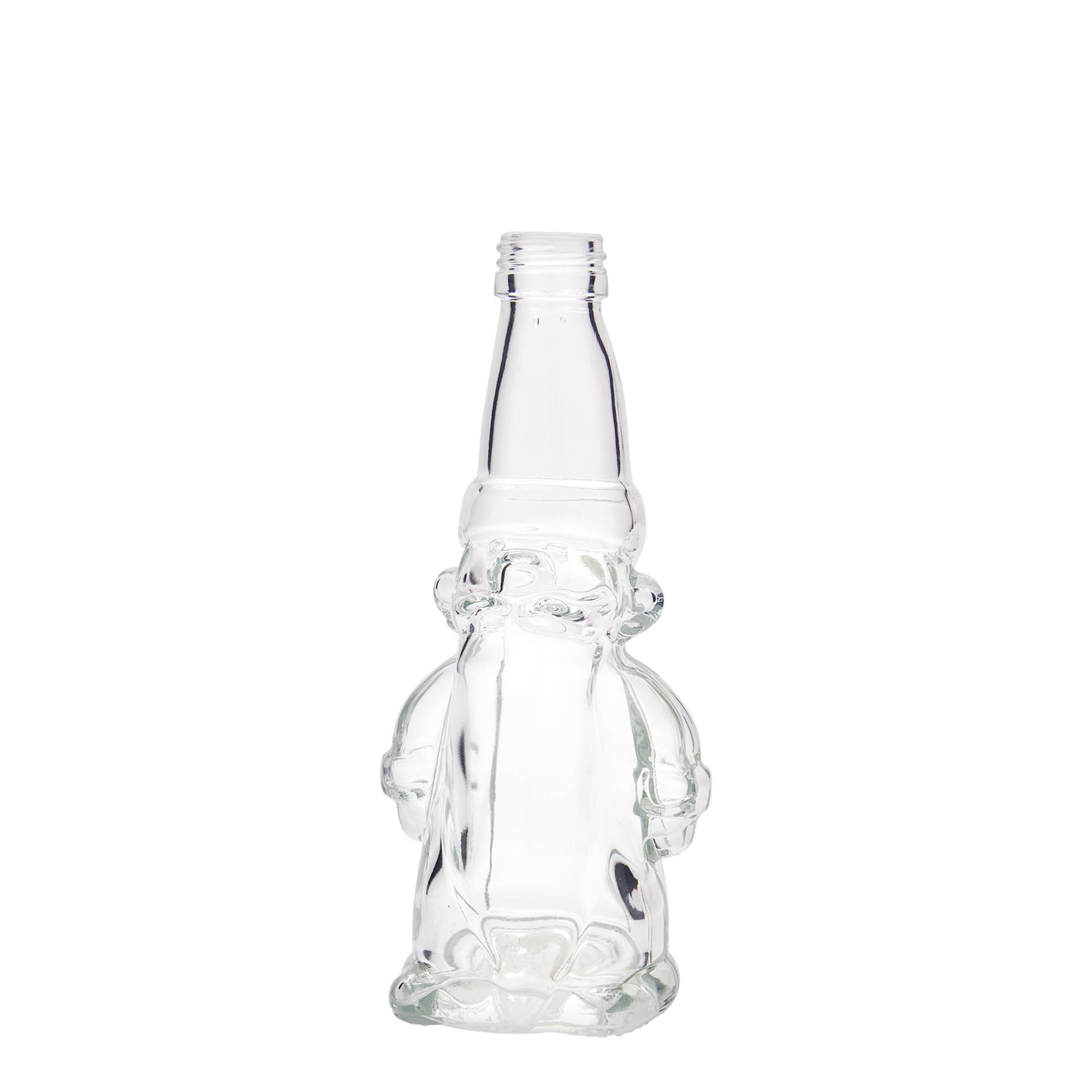 Flacon en verre 200 ml 'Lutin de Noël', ouverture : PP 28 Flacon en verre 200 ml 'Lutin de Noël', ouverture : PP 28