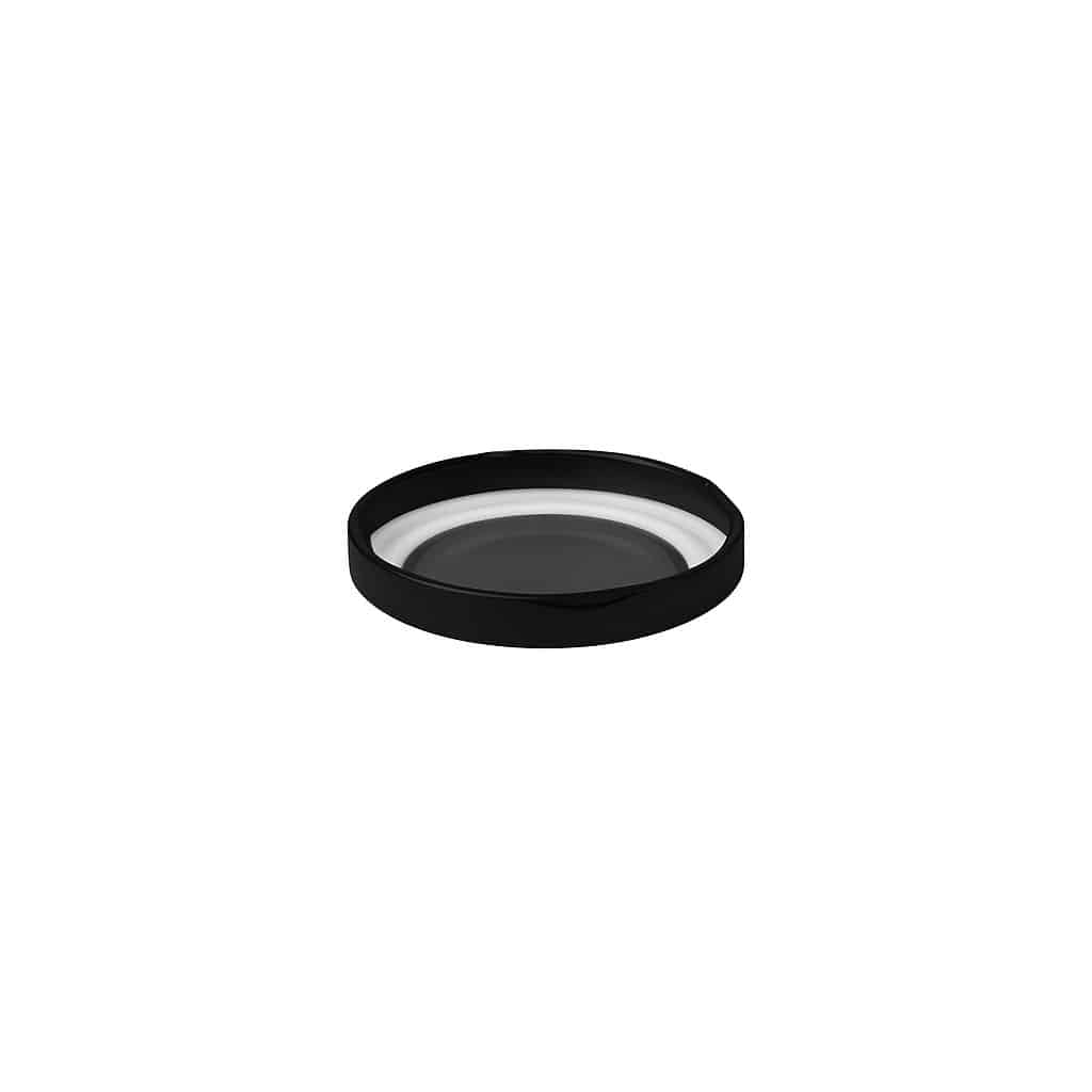 Couvercle Twist-Off, fer blanc, noir, pour bouchage: TO 48