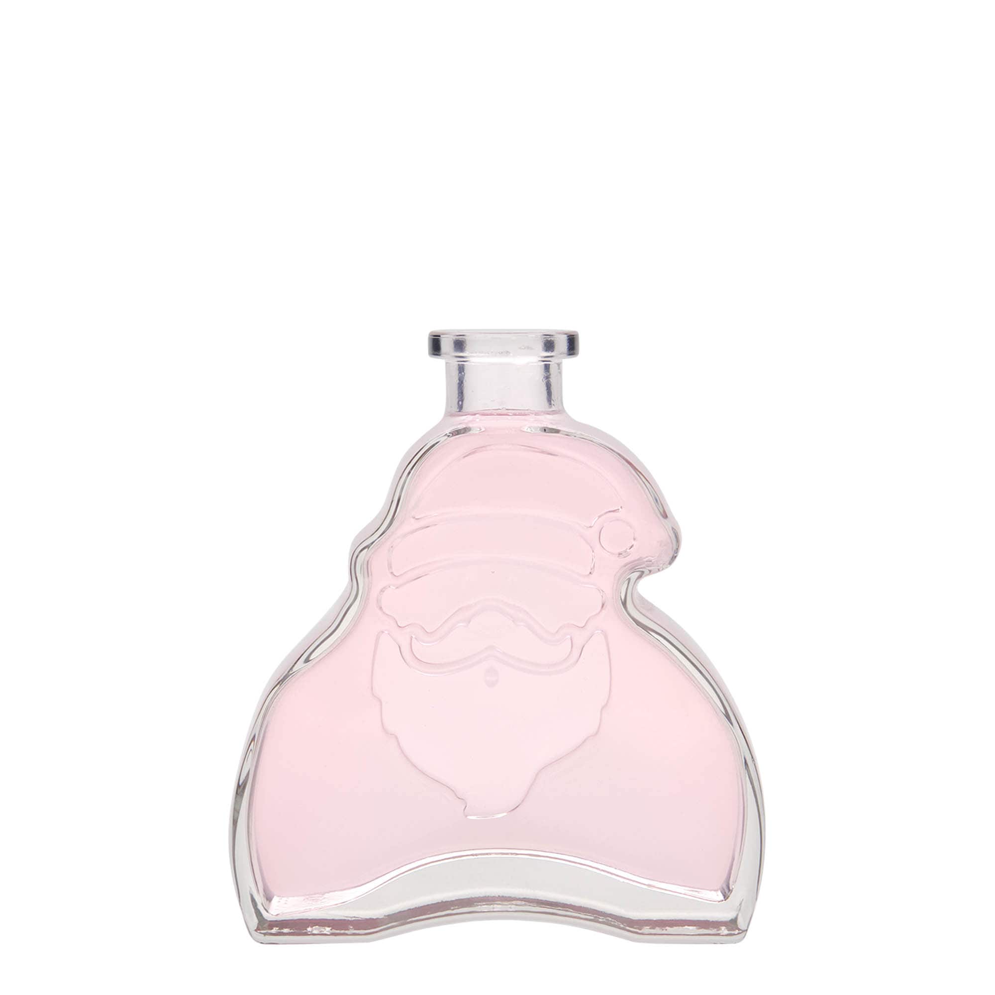 Bouteille en verre de 200 ml « Père Noël », ouverture : bouchon en liège