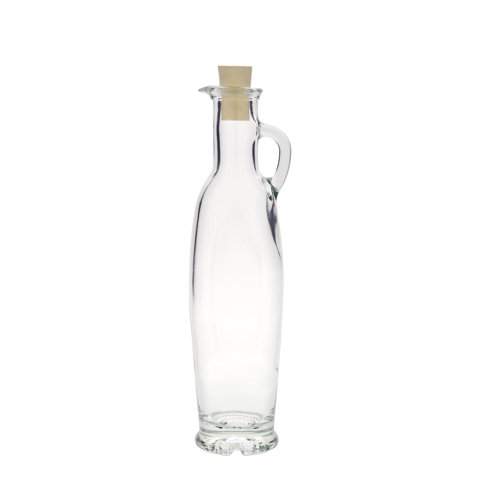 Flacon en verre 250 ml 'Simona', ouverture : bouchon en liège Flacon en verre 250 ml 'Simona', ouverture : bouchon en liège
