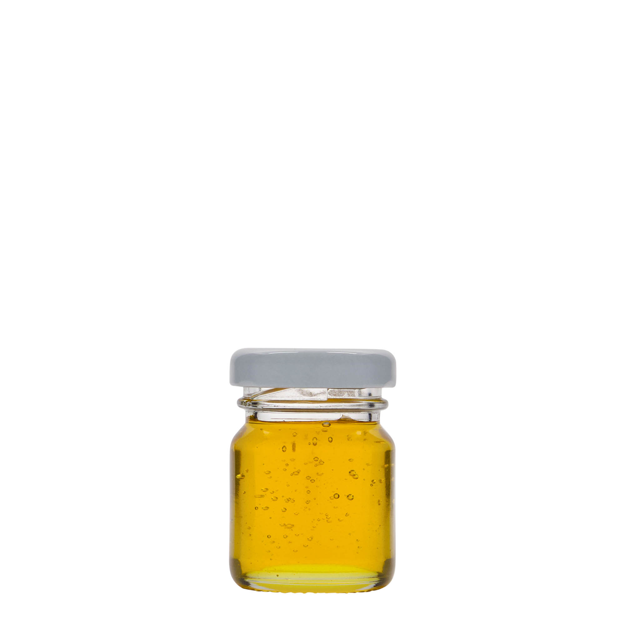 Verre rond haut de 45 ml, ouverture : twist-off (TO 38) Verre rond haut de 45 ml, ouverture : twist-off (TO 38)