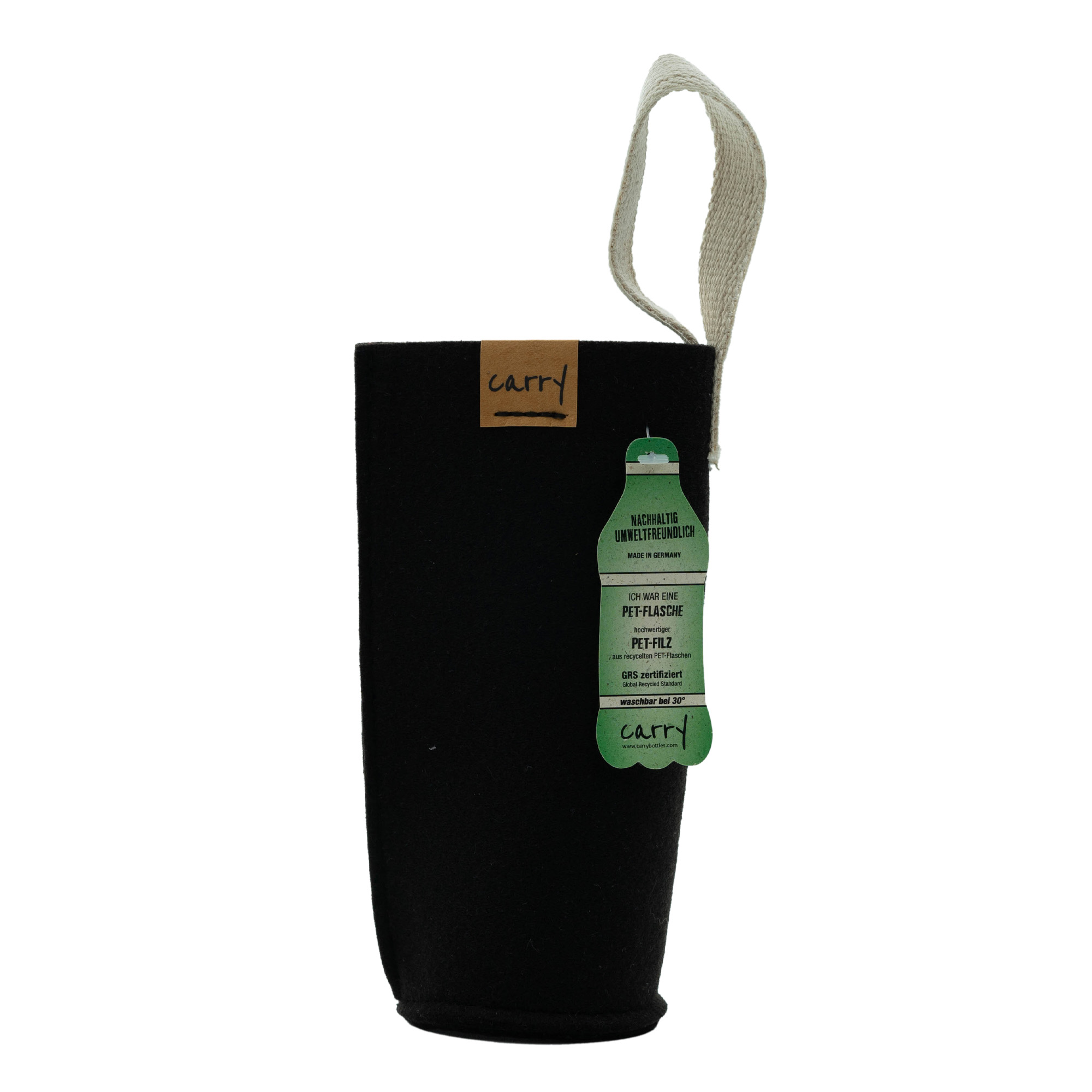 Manchon CARRY, textile, noir